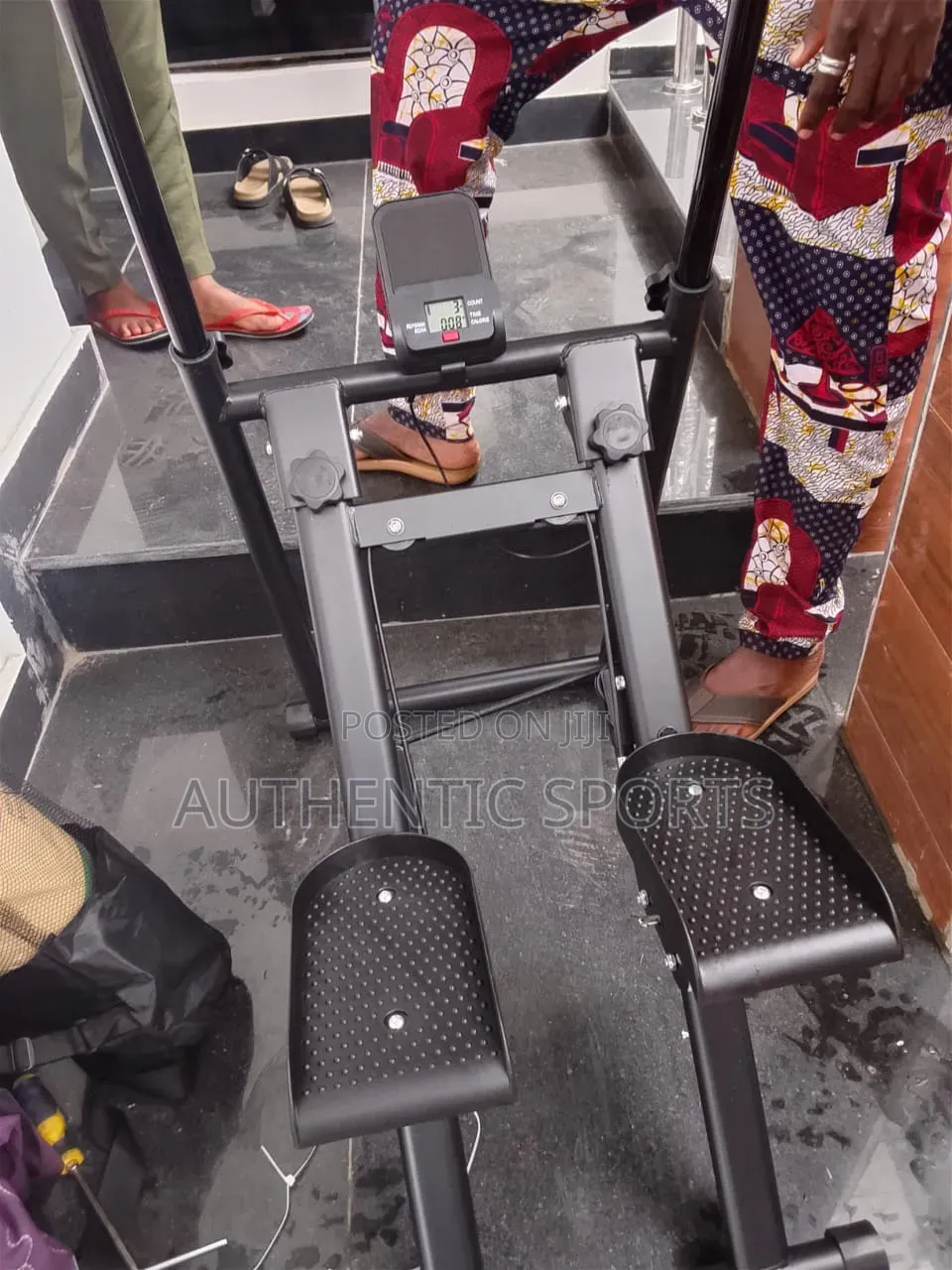 Foldable Stair Climber Machine With LCD Metre Display