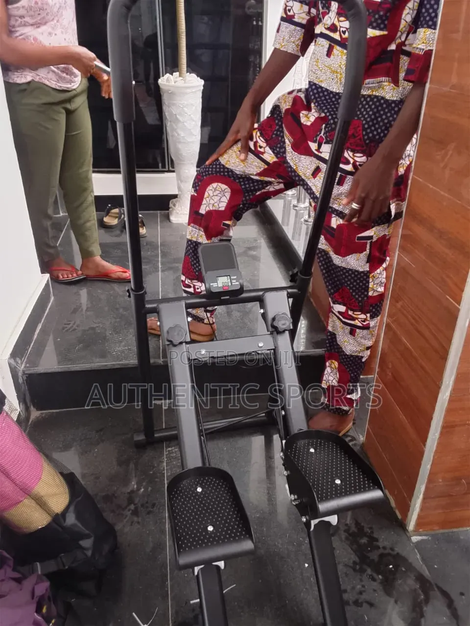 Foldable Stair Climber Machine With LCD Metre Display