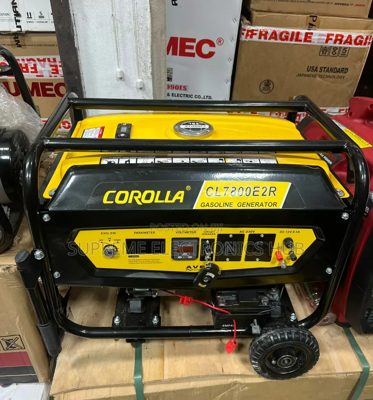 Brand New Corolla 3.5kva Cl7800e2r Petrol Generator With Remote Start
