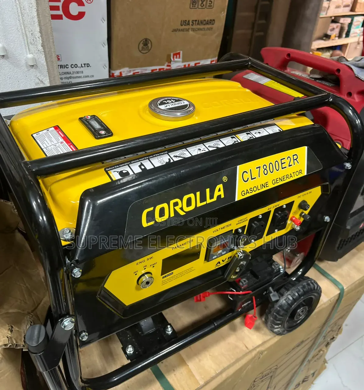 New Corolla 3.5kva Remote Start Petrol Generator [1 Year Warranty]