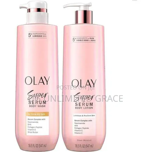 Olay Super Serum Body Wash and Lotion