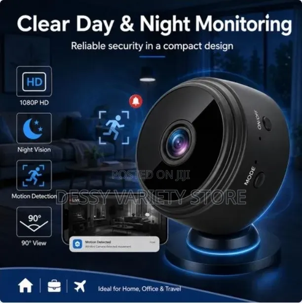 Mini Hd Wireless Camera, Night Vision Security Cam