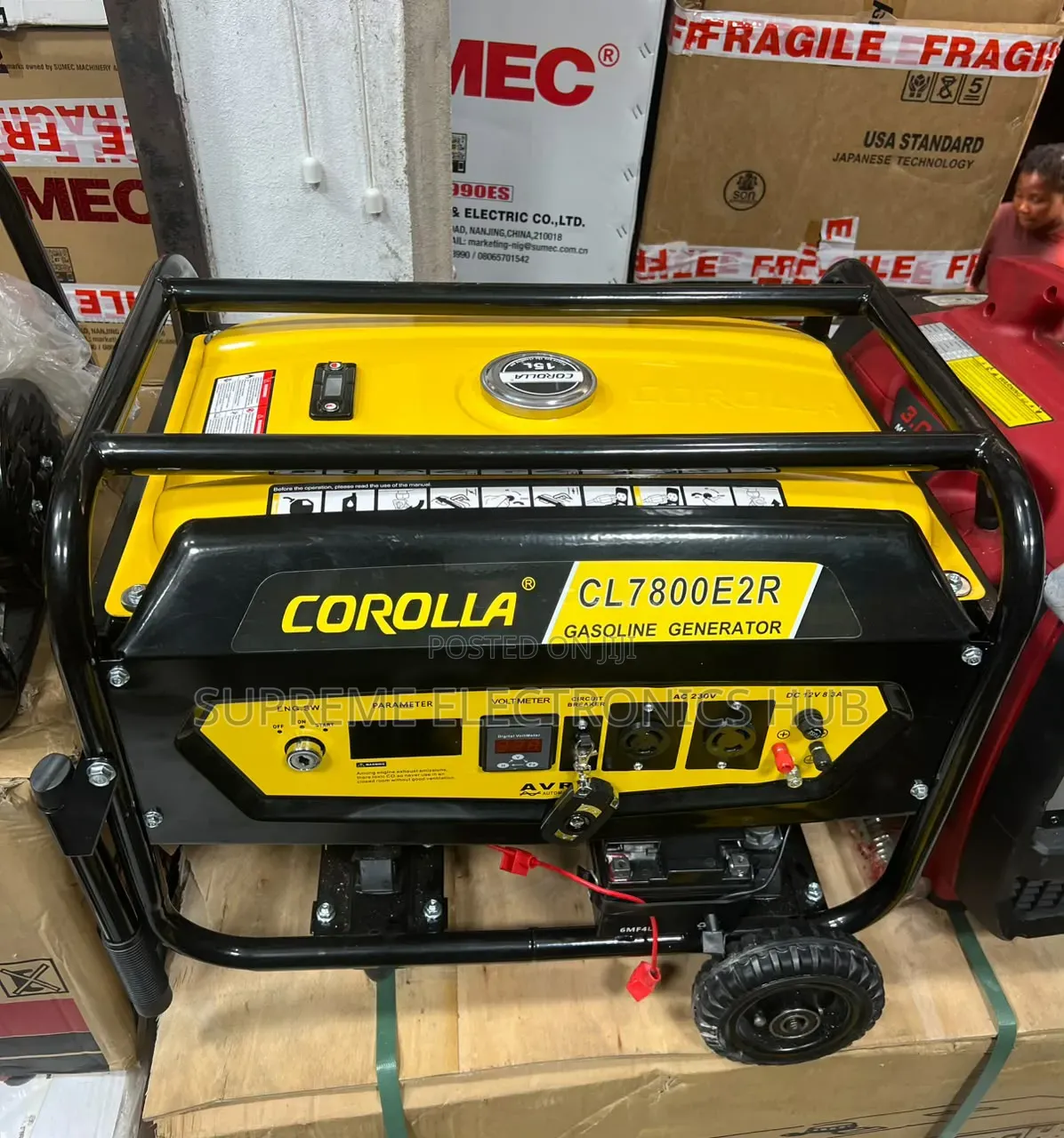Brand New Corolla 3.5kva Petrol Generator Set [Us Standard]