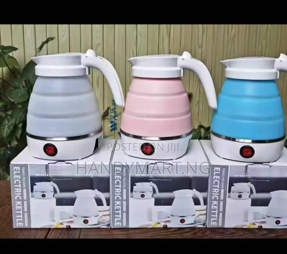 Foldable Silicone Electric Travel Kettle