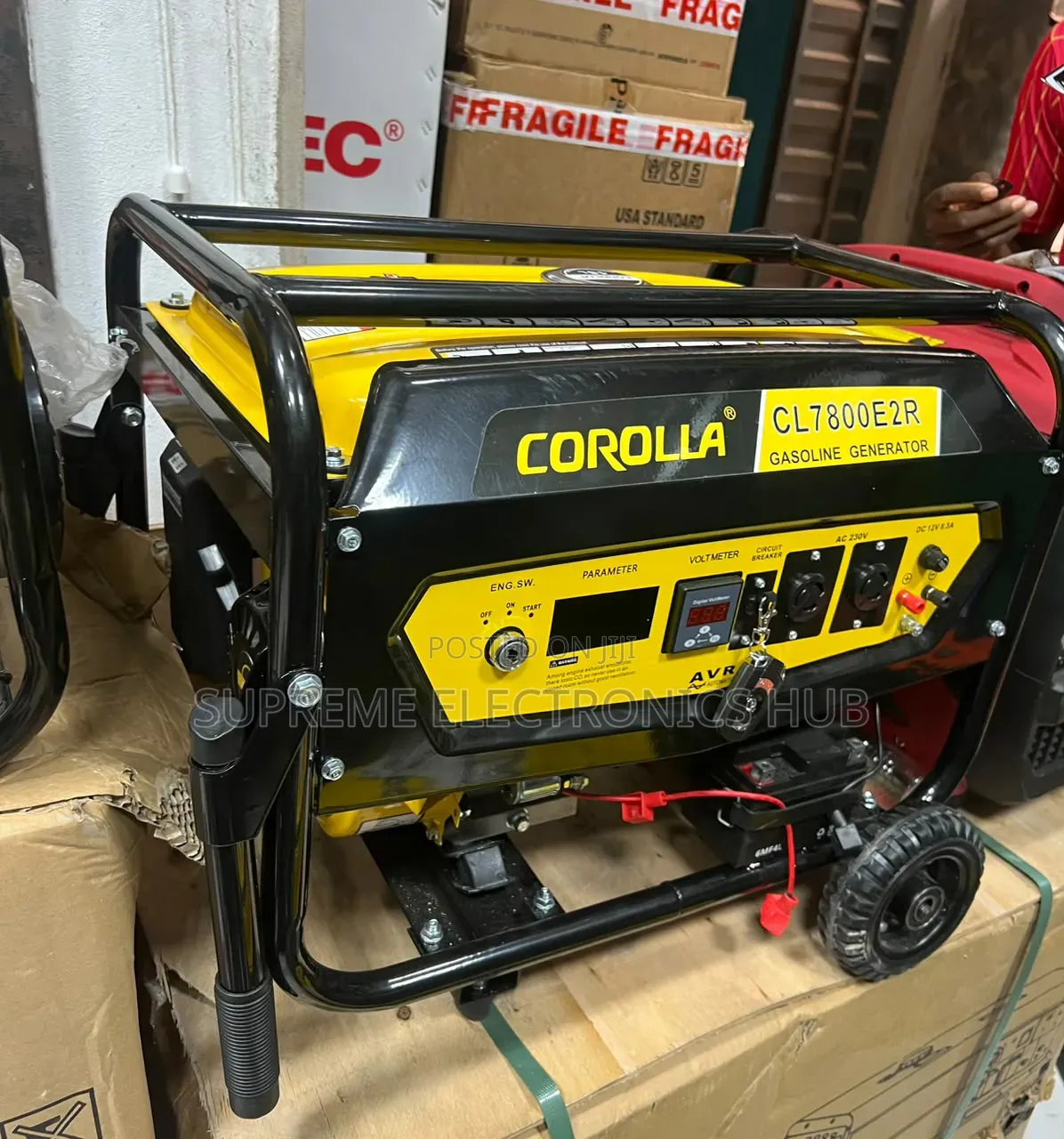 Corolla 3/3.5kva Petrol Generator [Low Noise Fuel Consumption]
