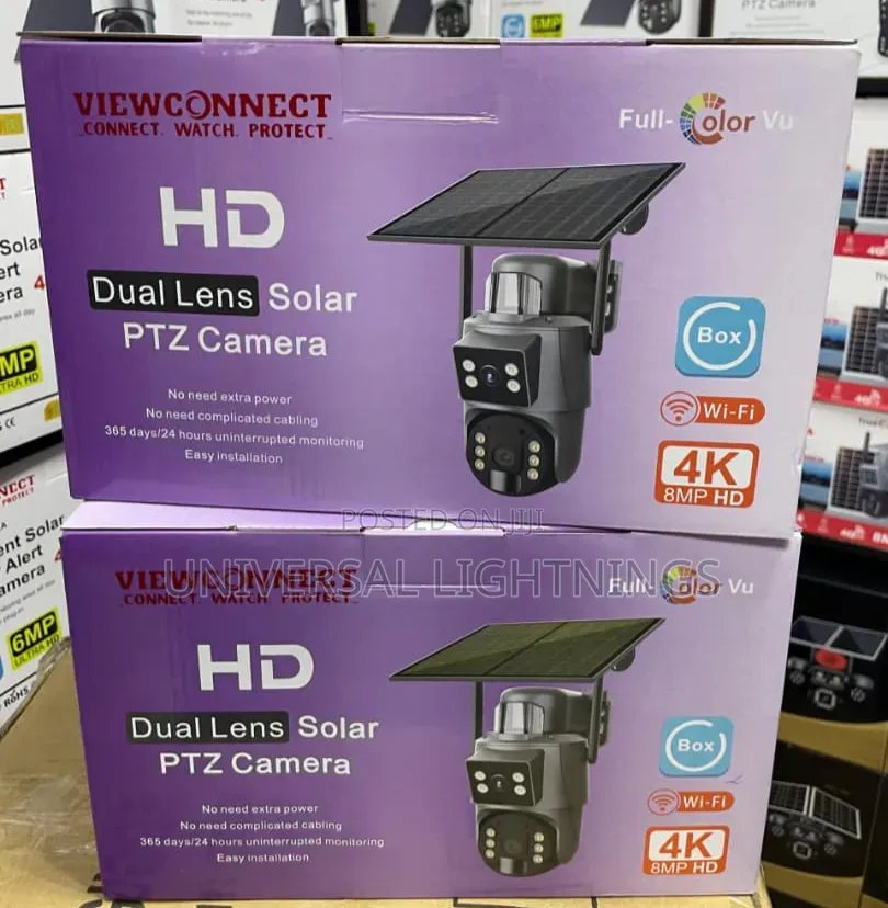 Dual Lens PTZ Solar Camera
