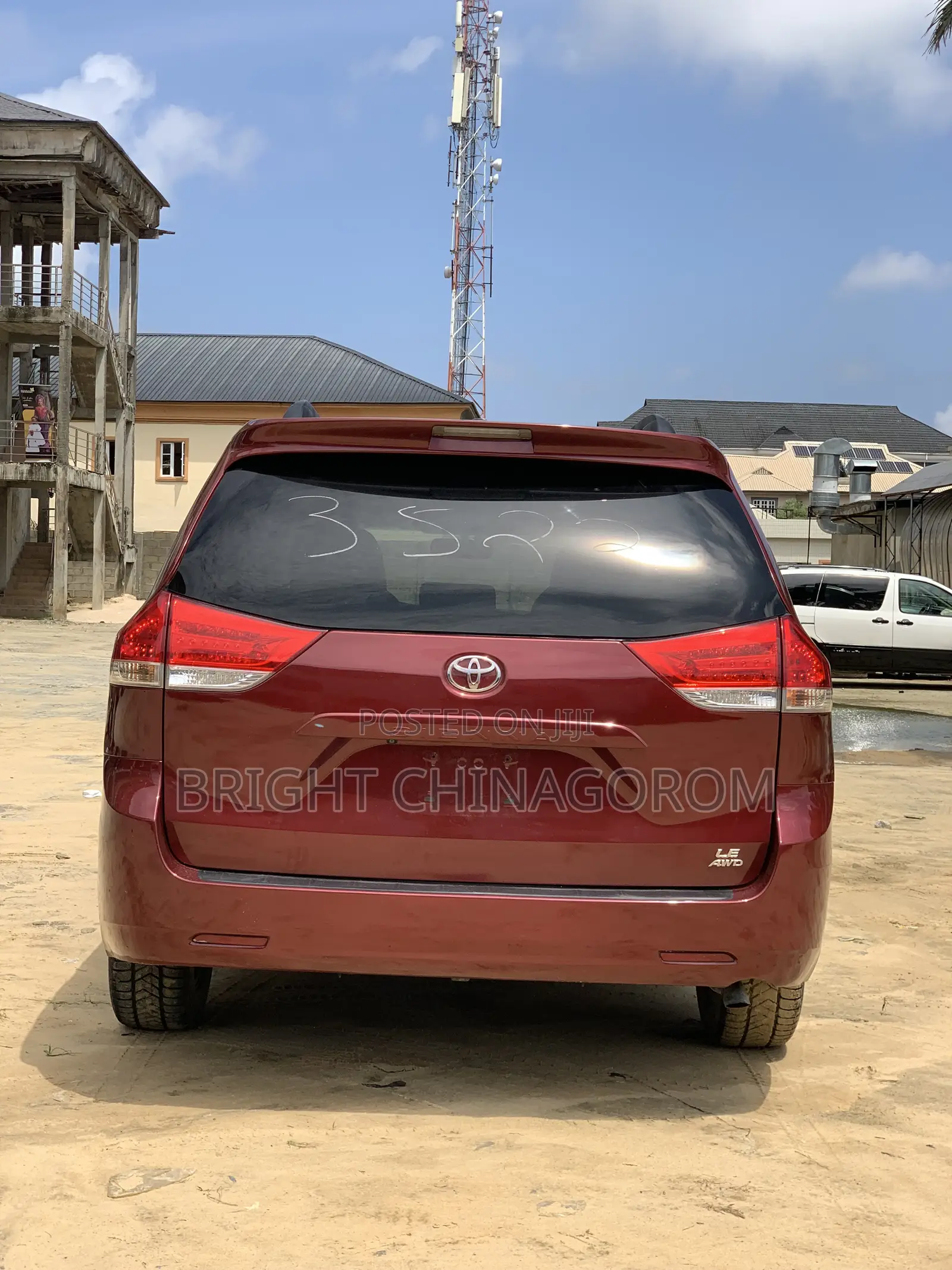 Toyota Sienna LE 7 Passenger Mobility 2011 Red