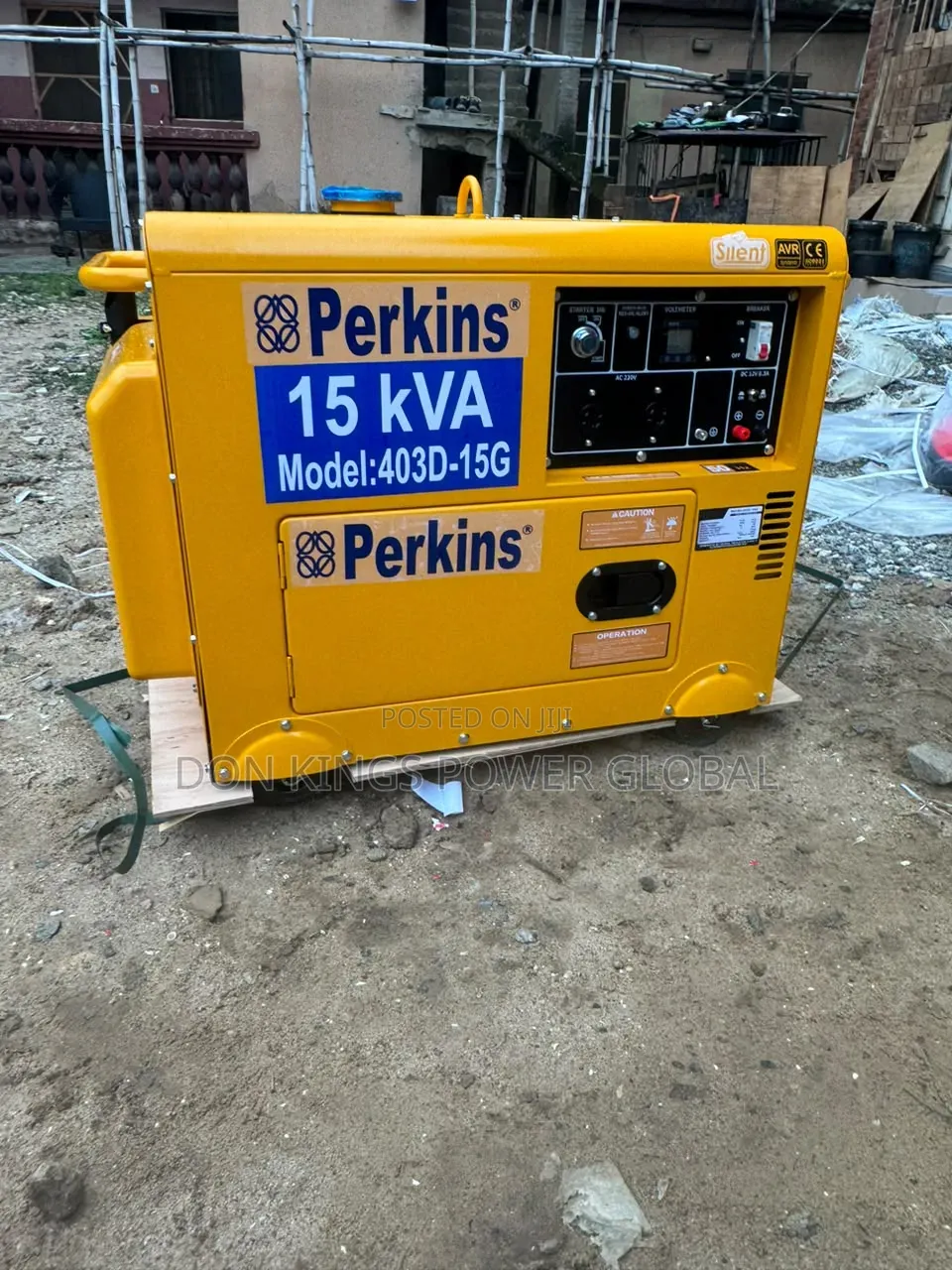 Perkins 15kva Silent Generator With High Performance Copper Coil