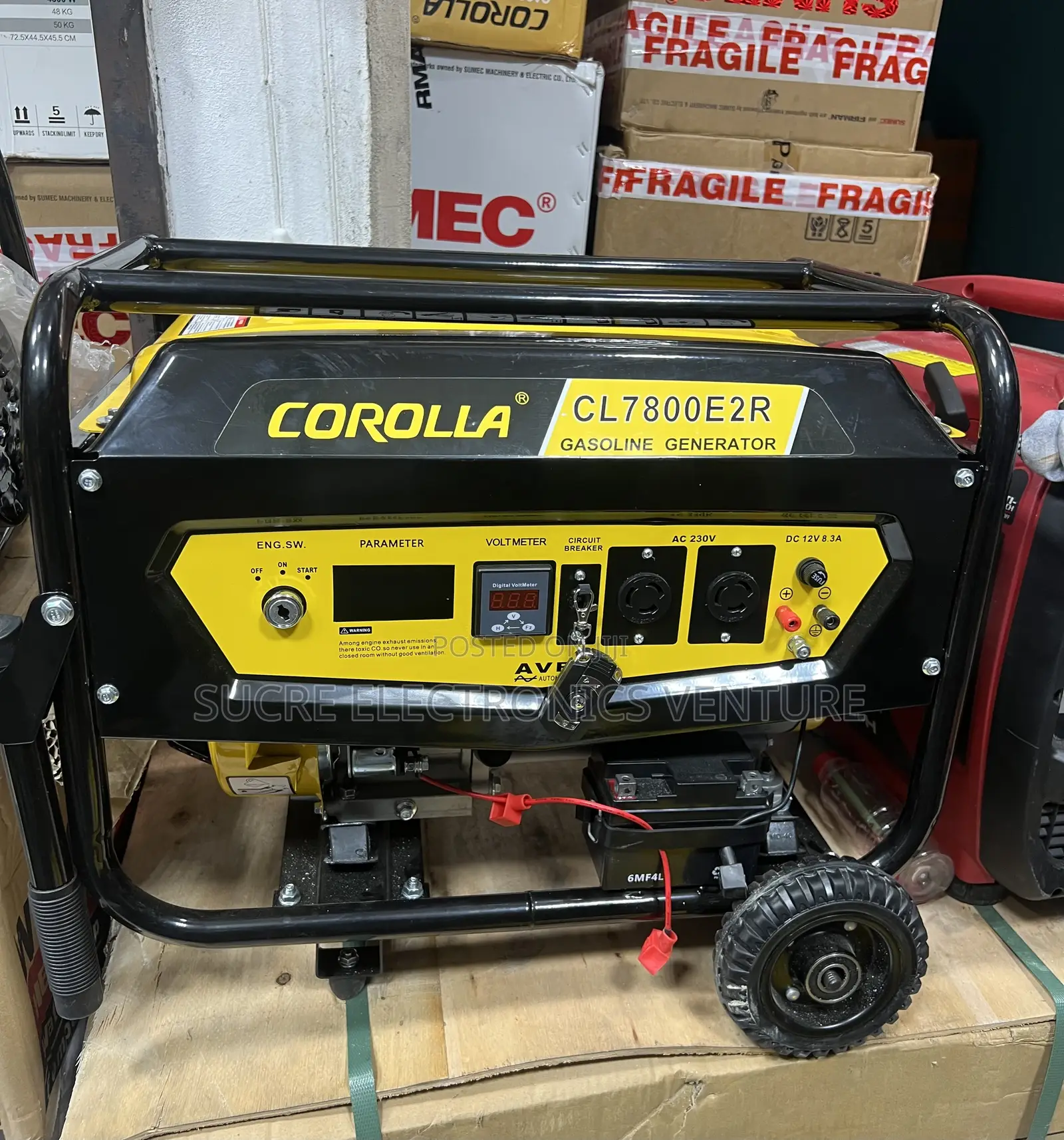 Brand New Corolla 3.5kva Petrol Generator Set for Home and Office Use