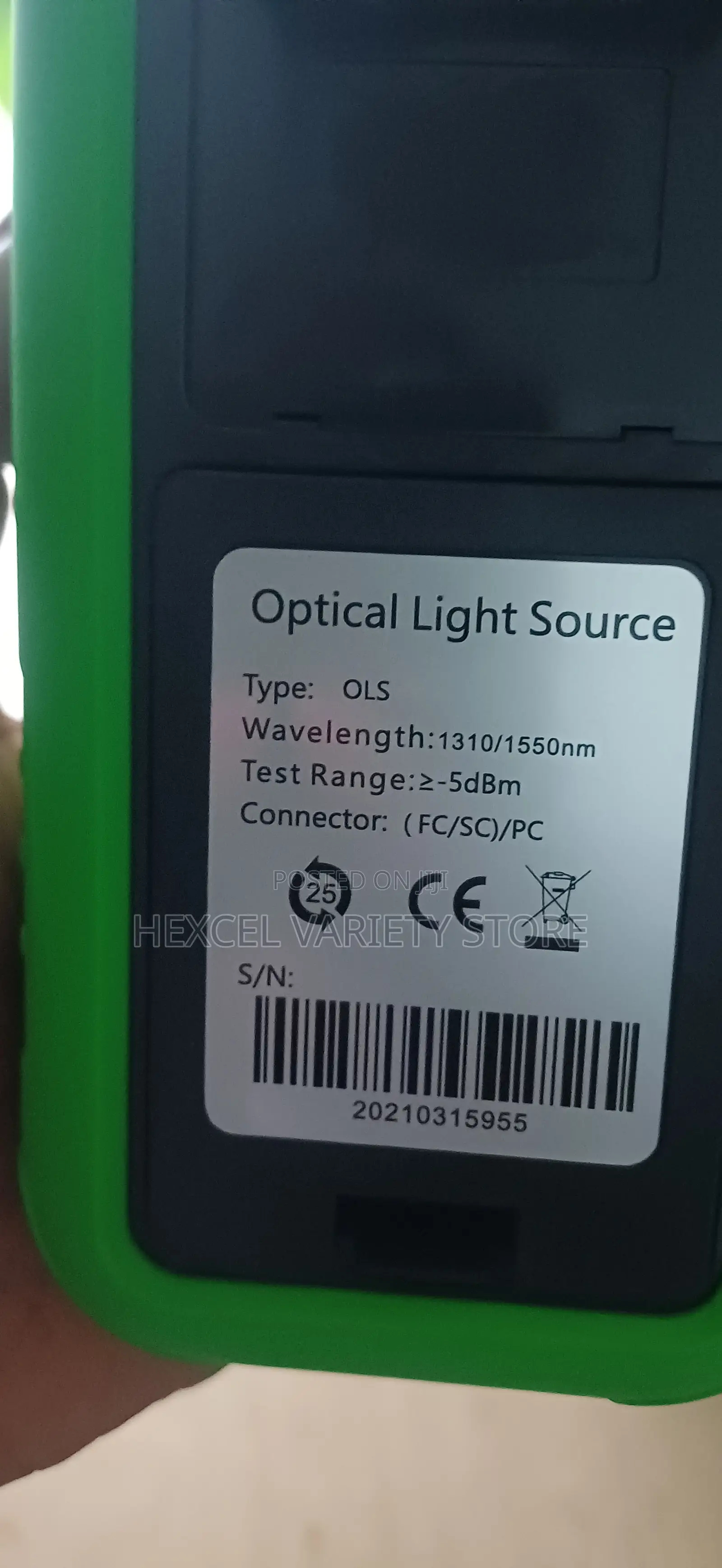 Komshine KLS-35 Optical Light Source 1310/1550nm Fiber Optic Tester