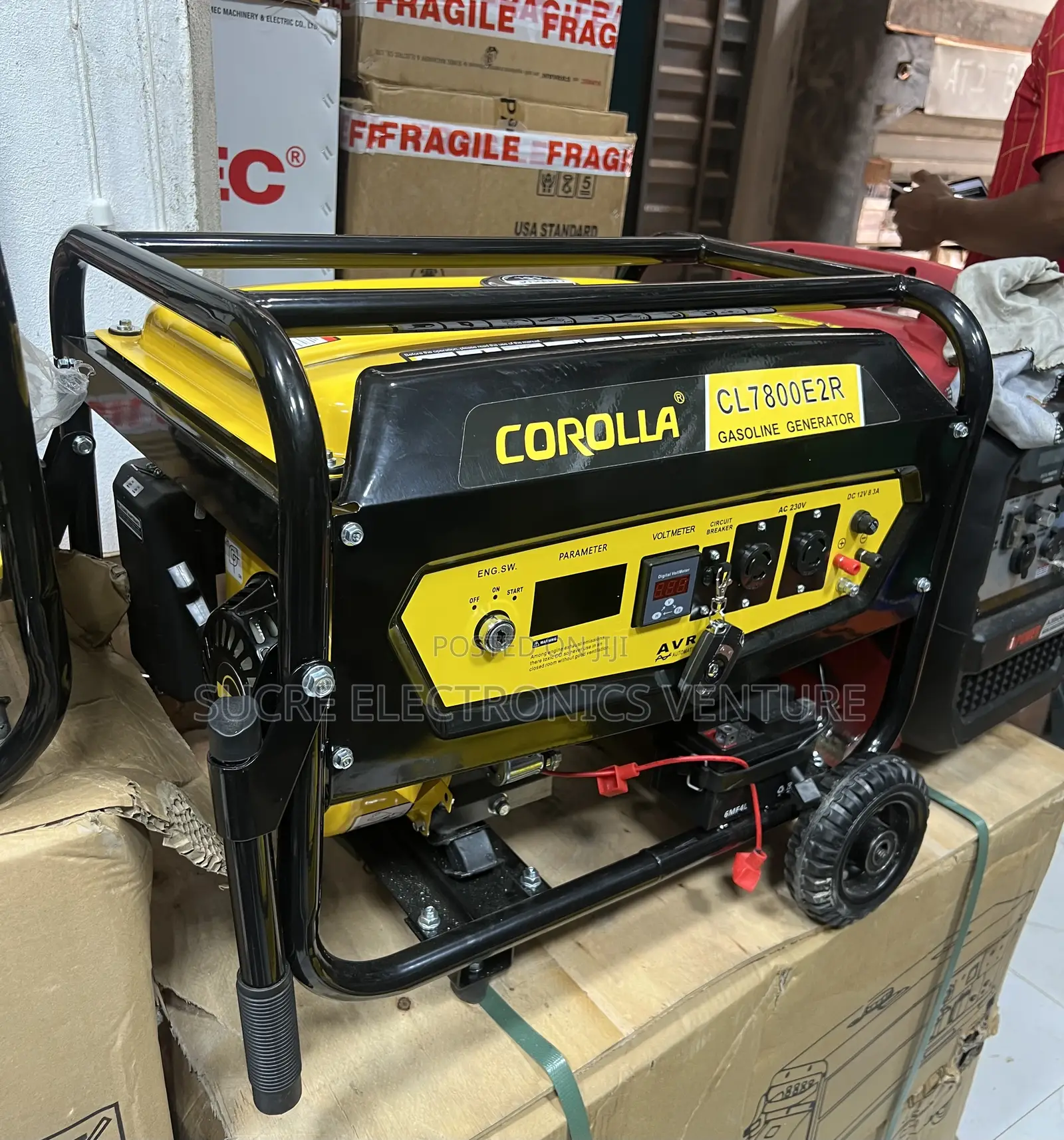 << Corolla 3.5kva Remote Start Petrol Generator Set {Copper Coil} >>