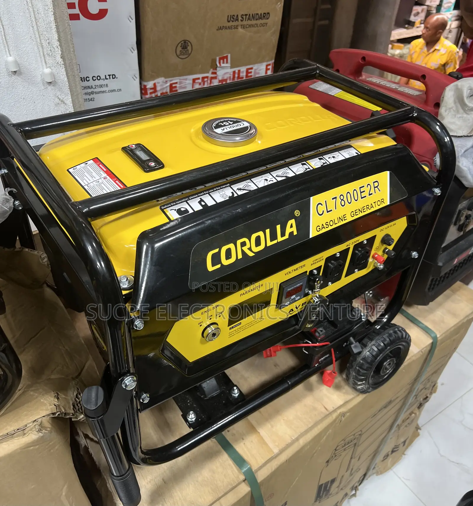 << Corolla 3.5kva Remote Start Petrol Generator Set {Copper Coil} >>