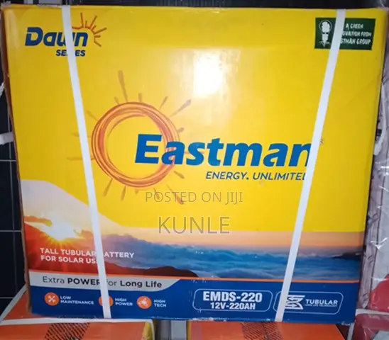 Eastman 220ah/12v Tall Tubular Battery