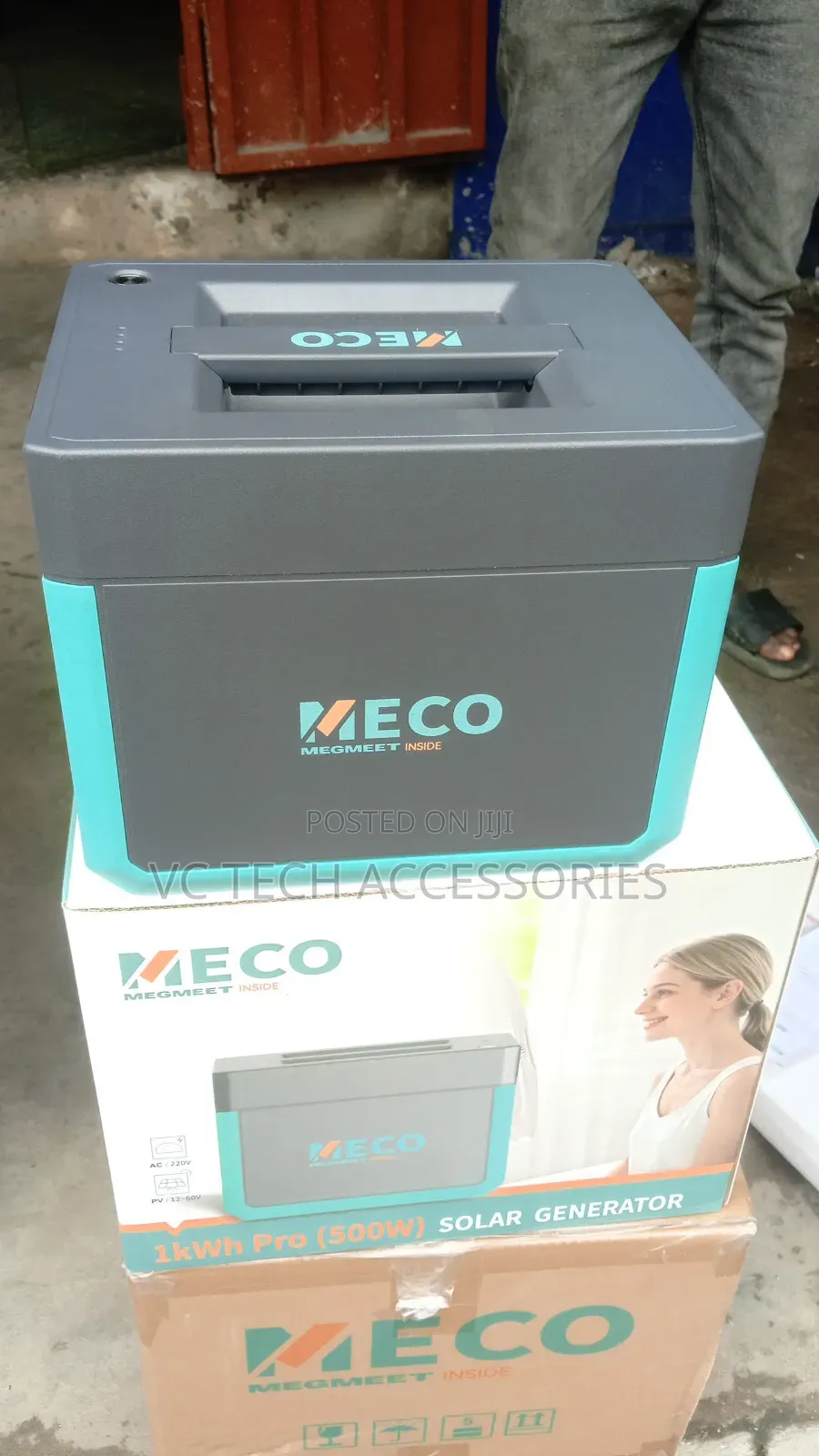 Meco 1kwh Pro 500w Solar Generator Available With 300w Solar Panel