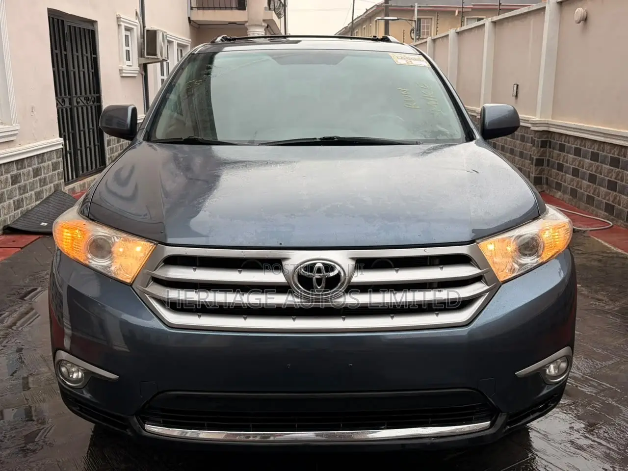 Toyota Highlander Limited 2012 Blue