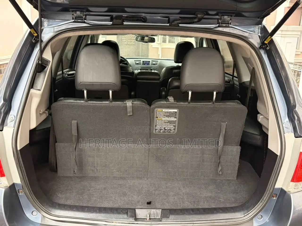 Toyota Highlander Limited 2012 Blue