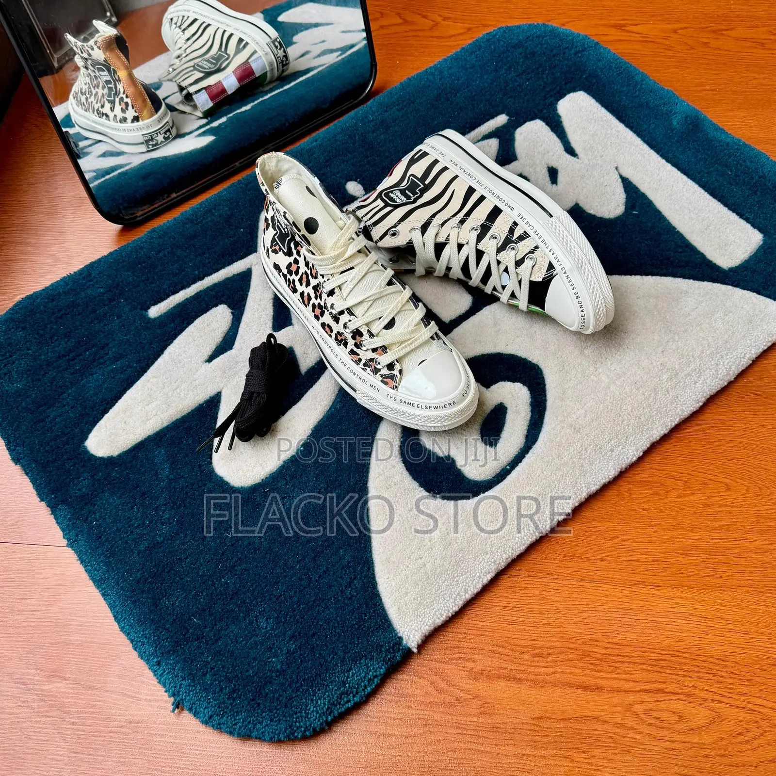 Original Brain Dead Converse Chuck Taylor All Star 70 Plus Hi Sneakers