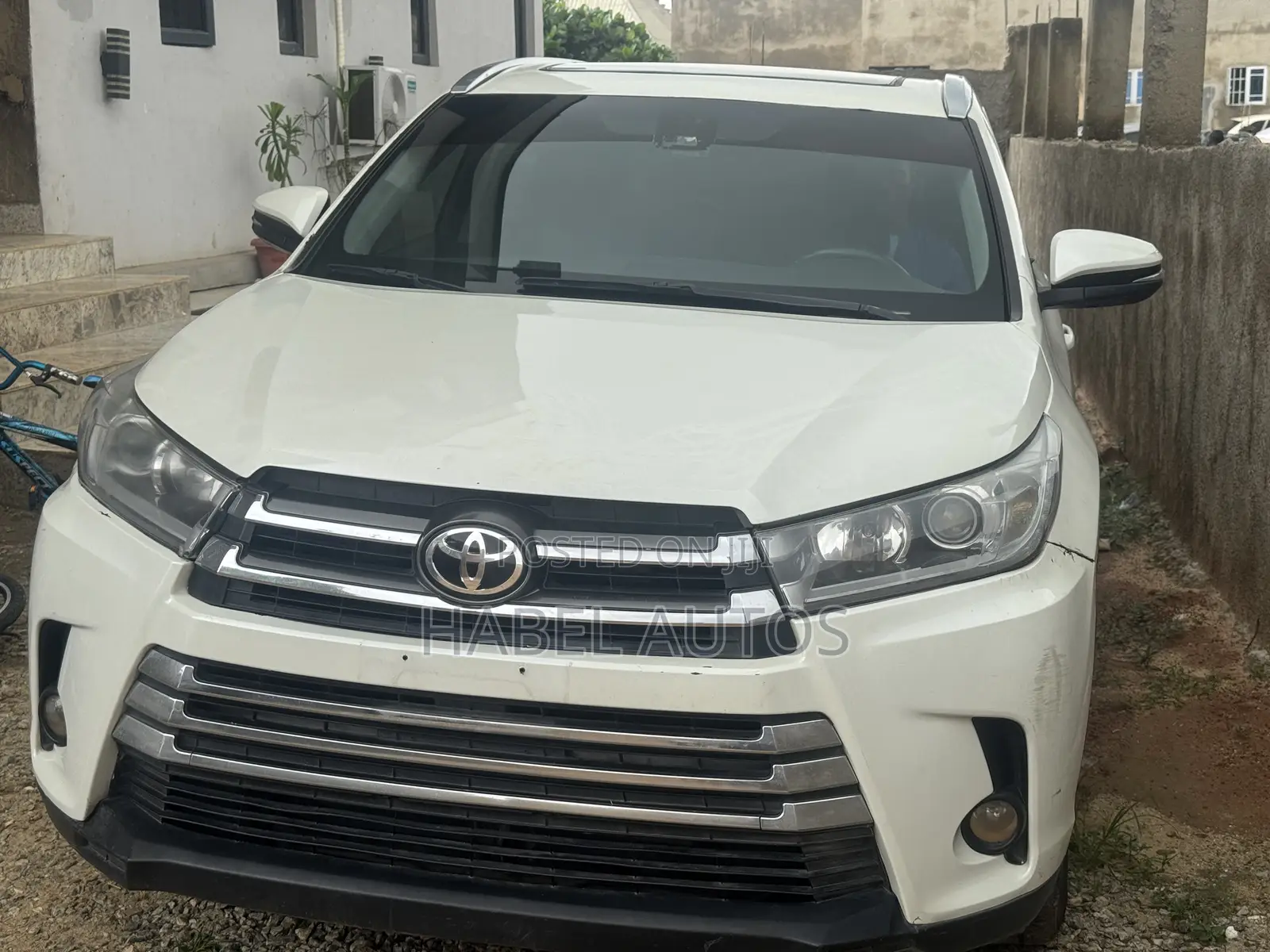 Toyota Highlander Limited V6 4x2 (3.5L 6cyl 6A) 2016 White