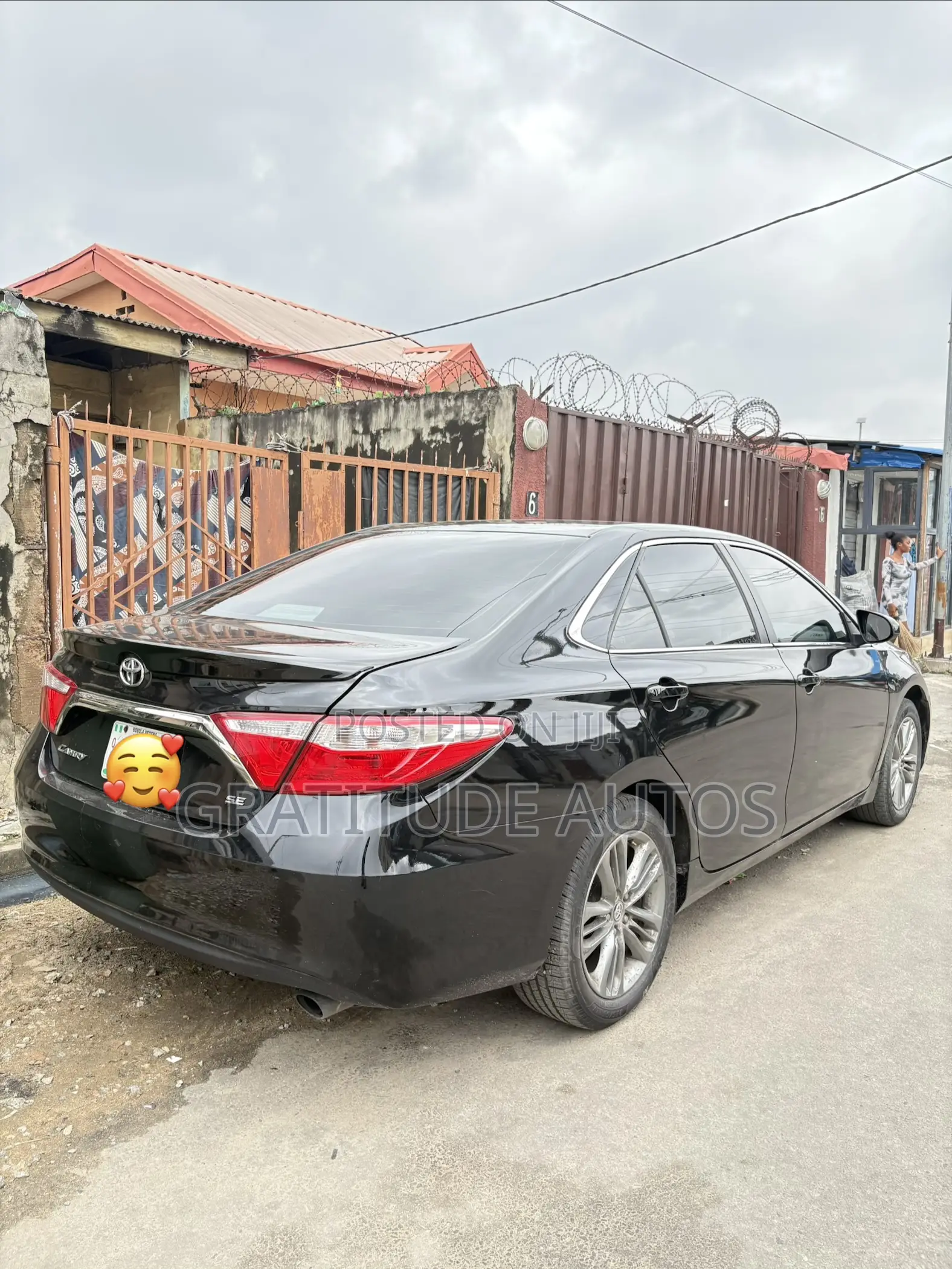 Toyota Camry SE 4dr Sedan (2.5L 4cyl 6A) 2017 Black