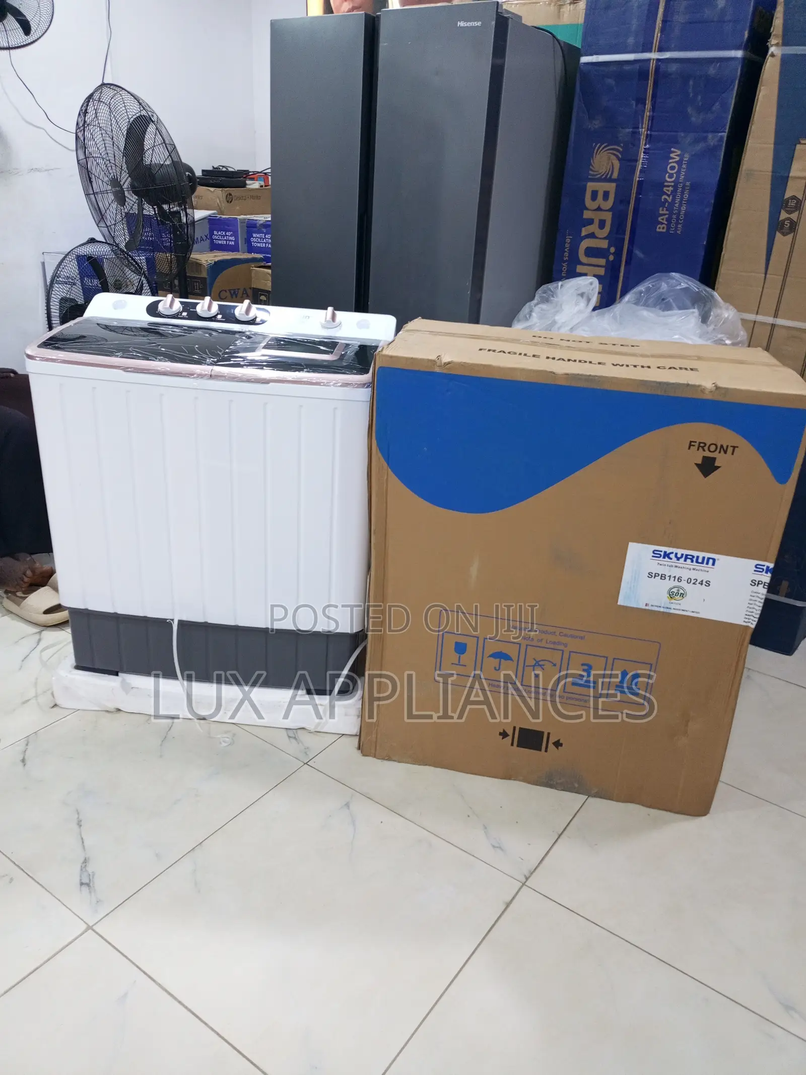 Skyrun 11kg Twin Tub Washing Machine Spb116-024s