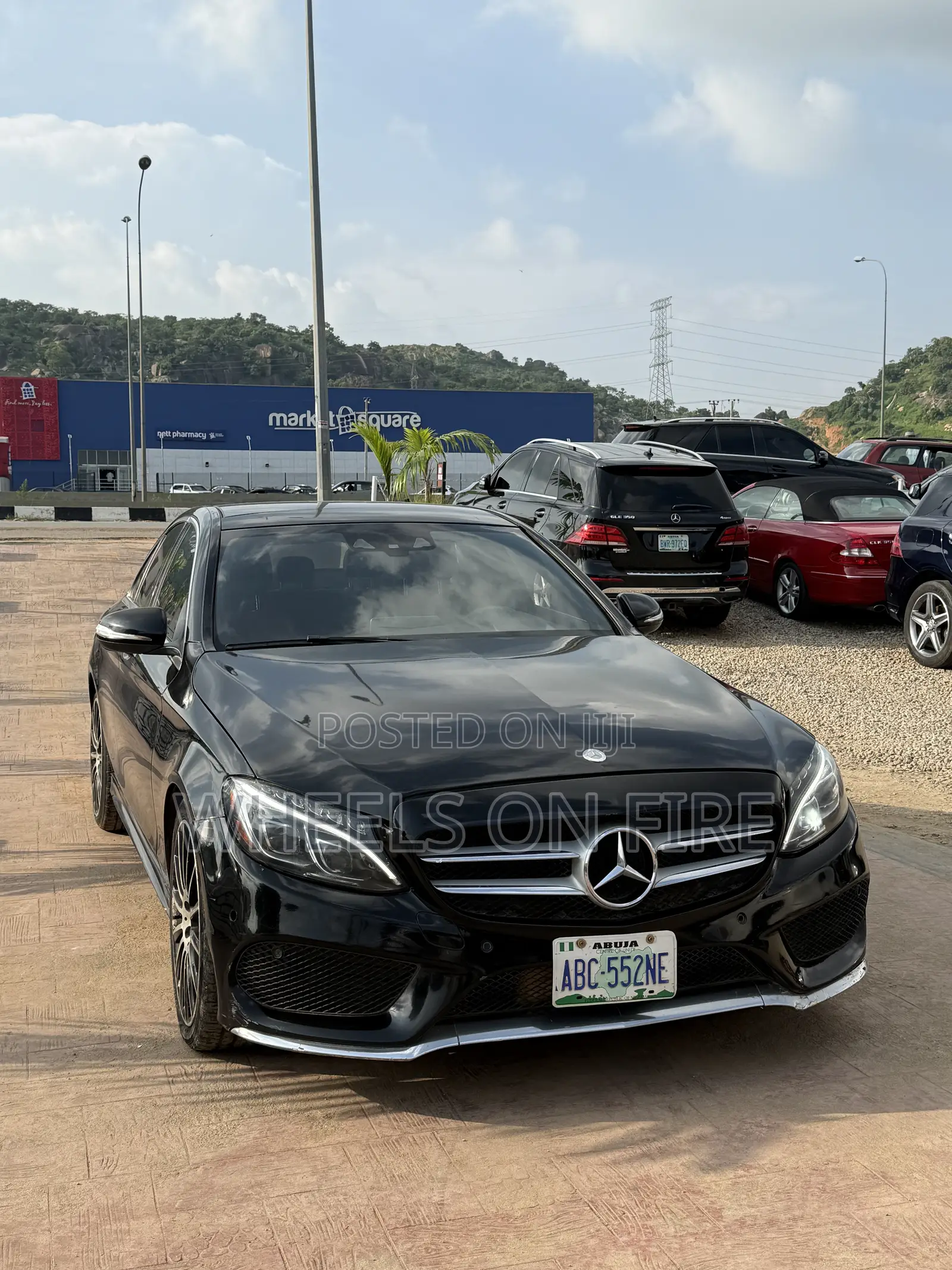 Mercedes-Benz C400 4Matic AWD Sedan (3.0L V6 7A) 2015 Black