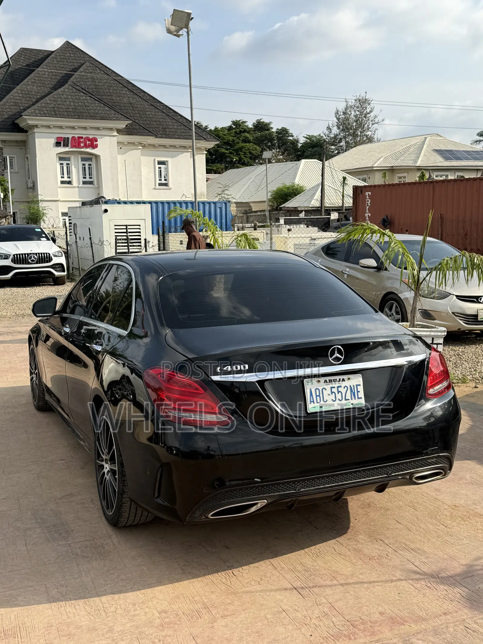 Mercedes-Benz C400 4Matic AWD Sedan (3.0L V6 7A) 2015 Black