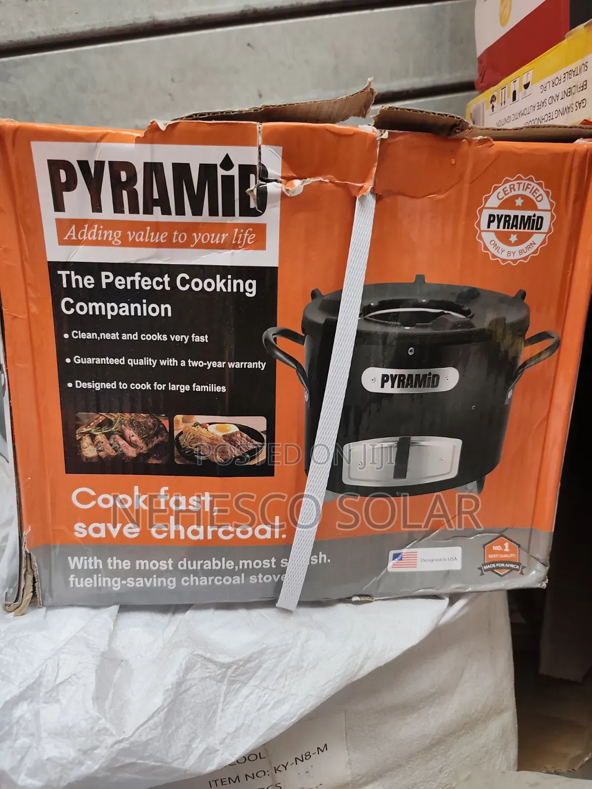 Pyramid Smokeless Charcoal Stove – Cook Faster With Less Smoke