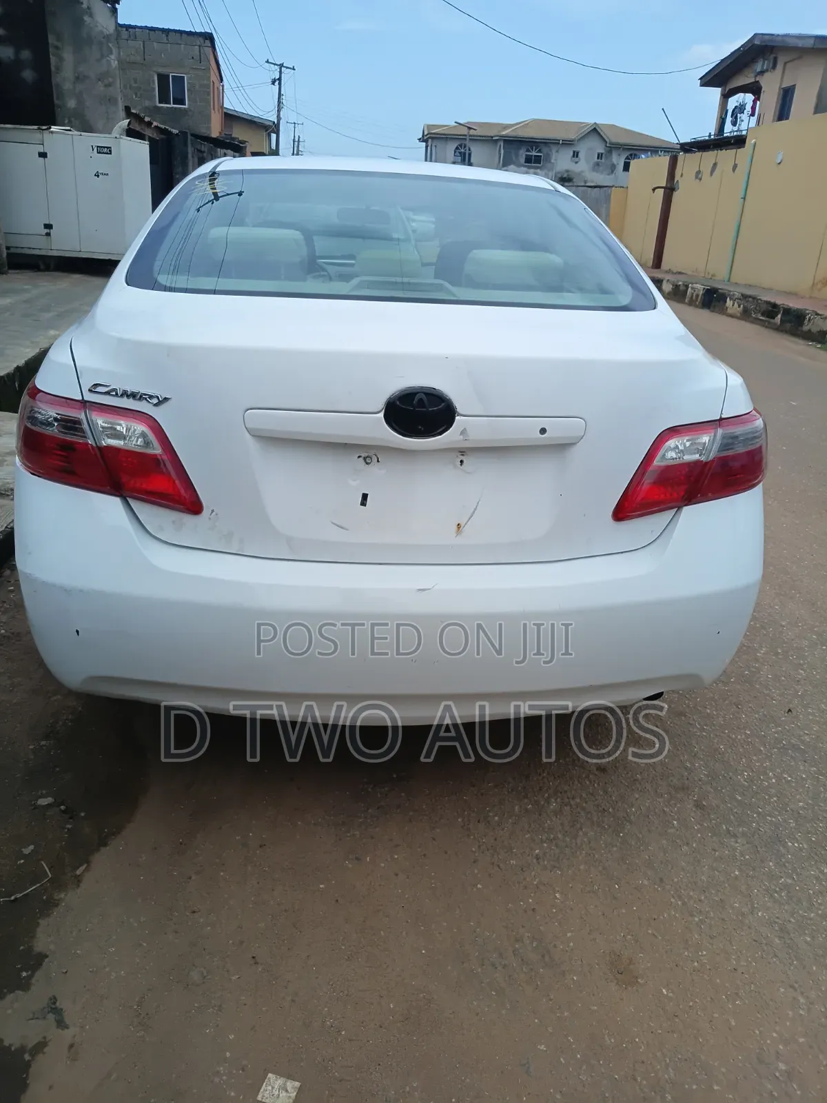 Toyota Camry 2.4 LE 2008 White
