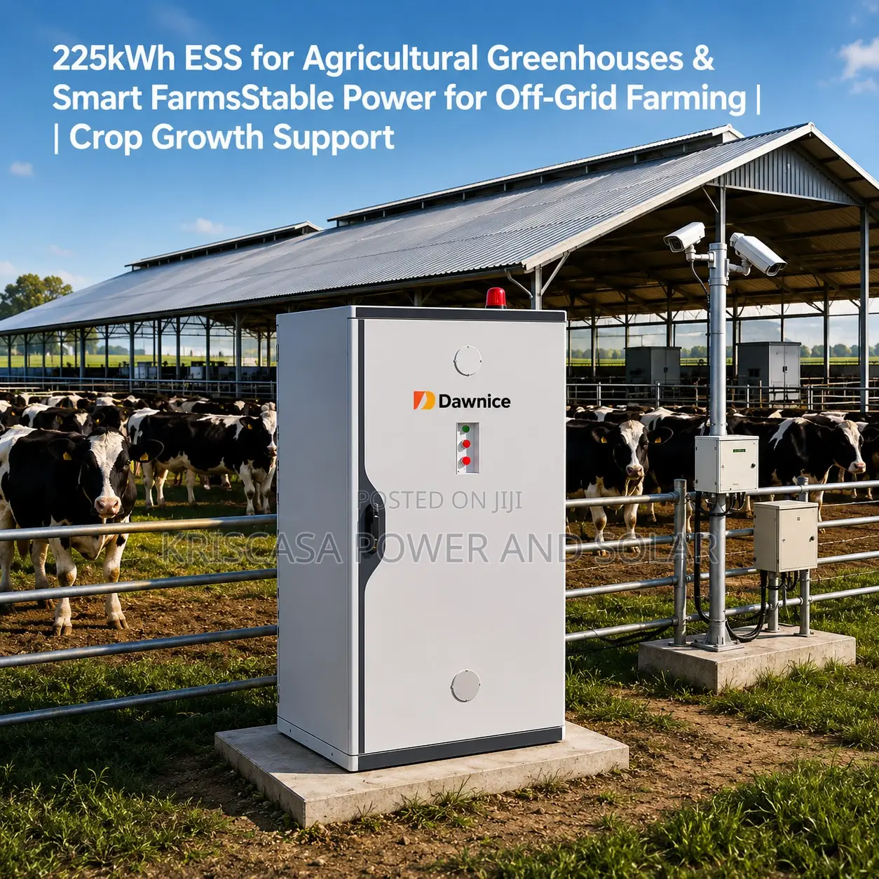 Dawnice 225kwh Commercial Solar Storage 314ah Cells