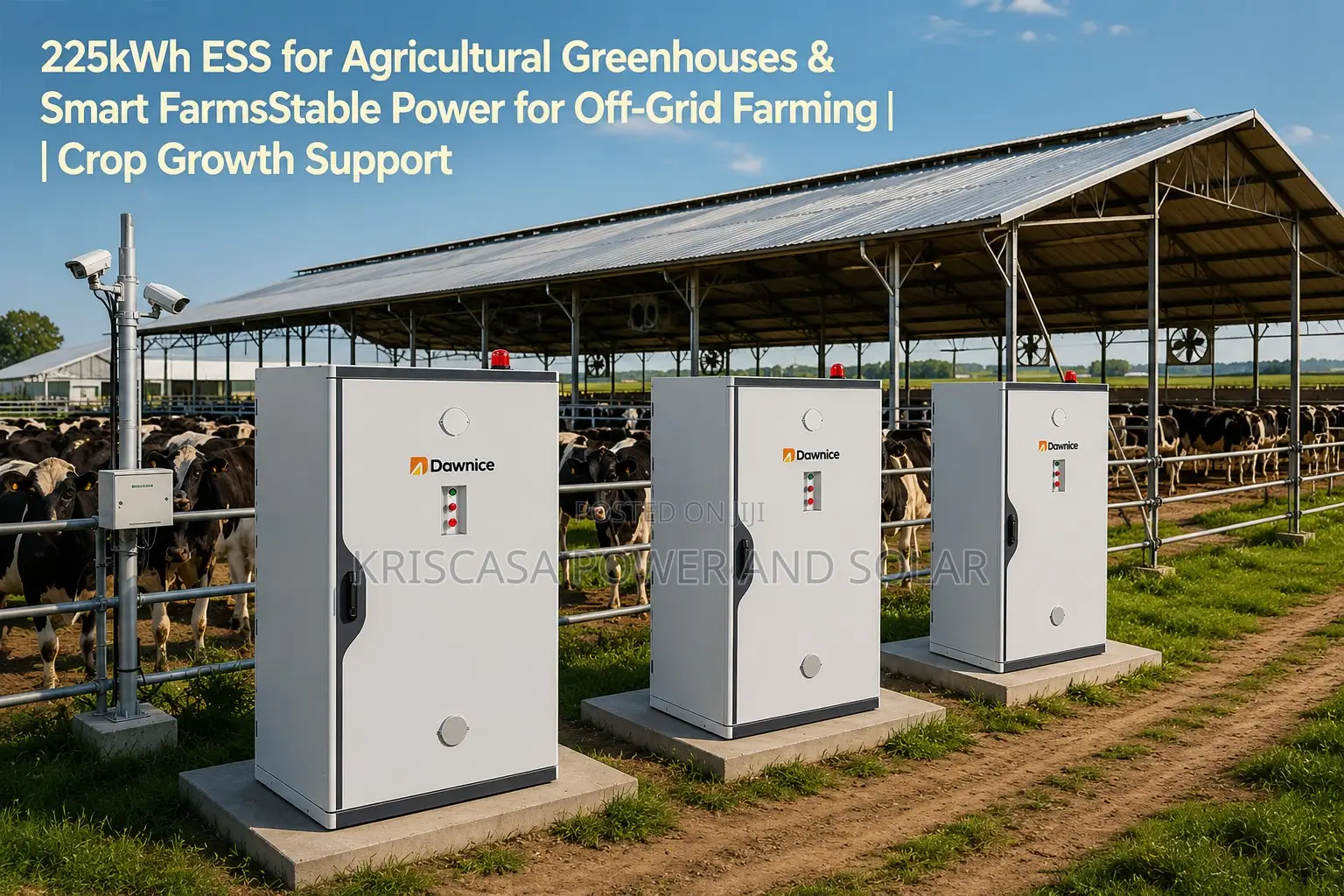 Dawnice 225kwh Commercial Solar Storage 314ah Cells