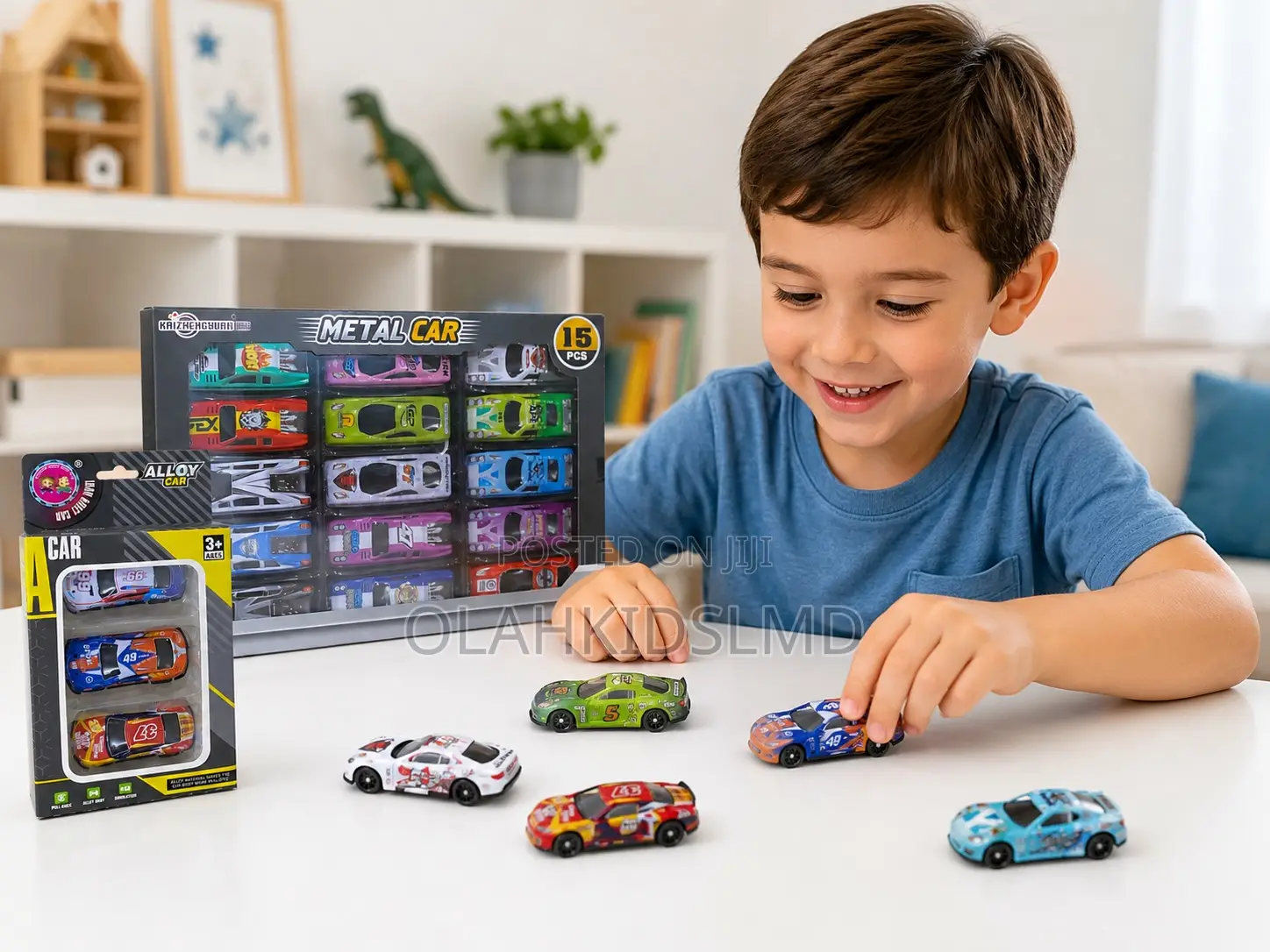 Metal Alloy Pull-Back Race Cars – 15pcs Diecast Set