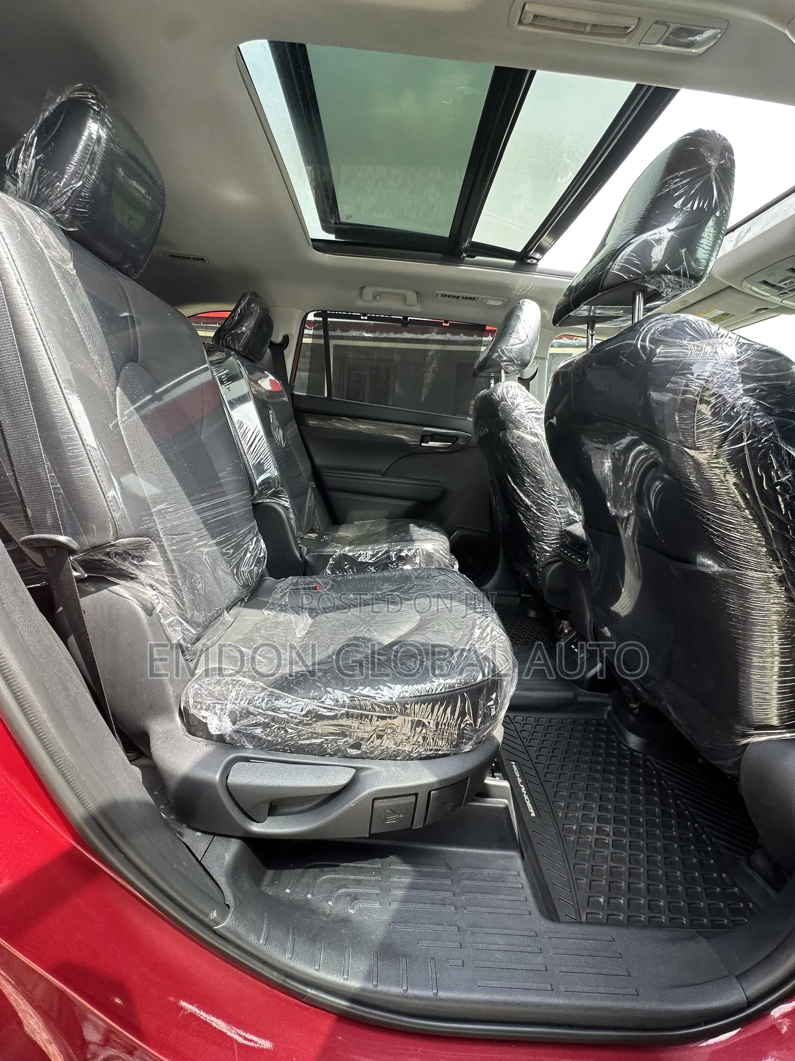 Toyota Highlander Platinum 2021 Red
