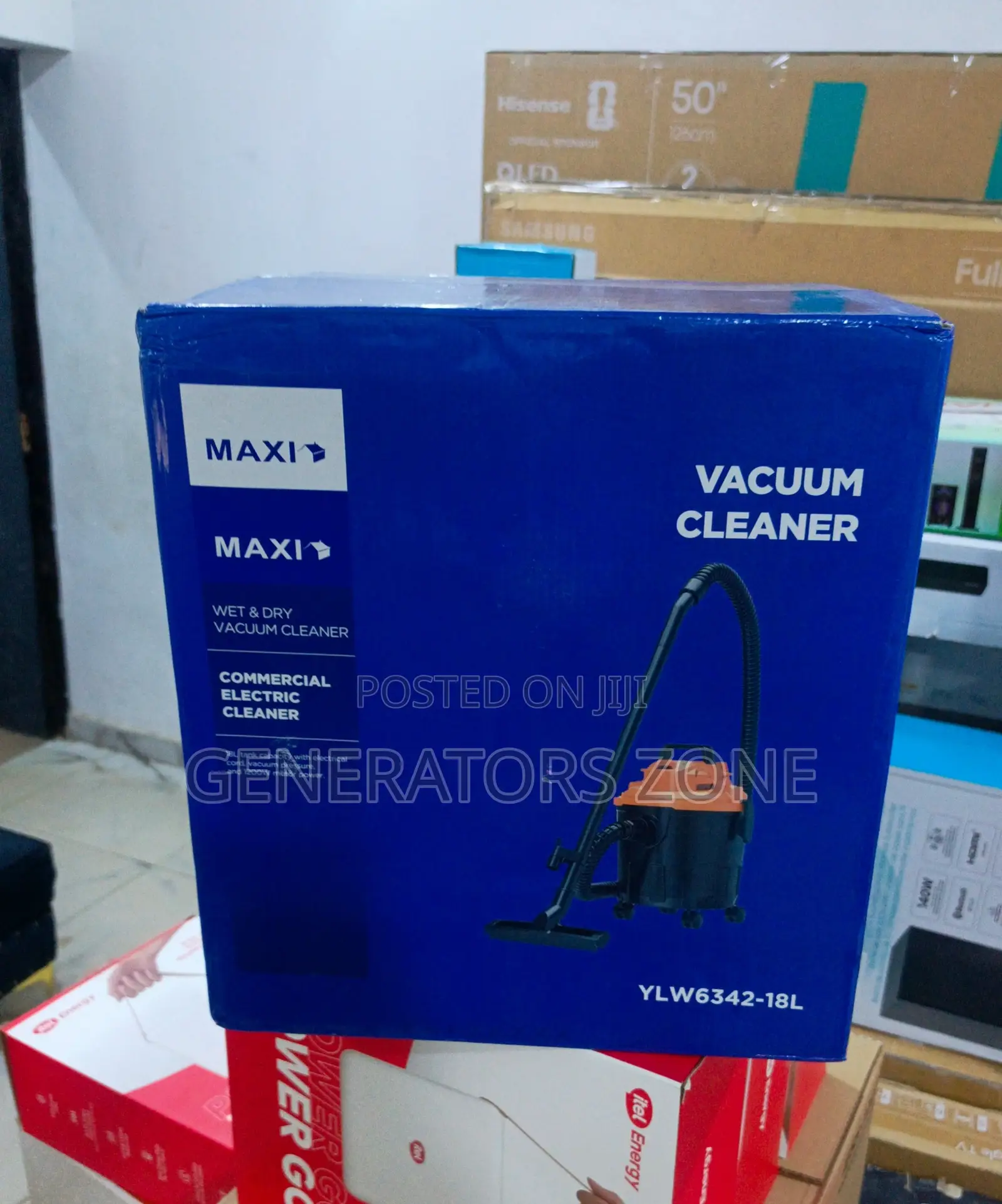 Maxi Vacuum Cleaner for Dust, Dirt Liquids