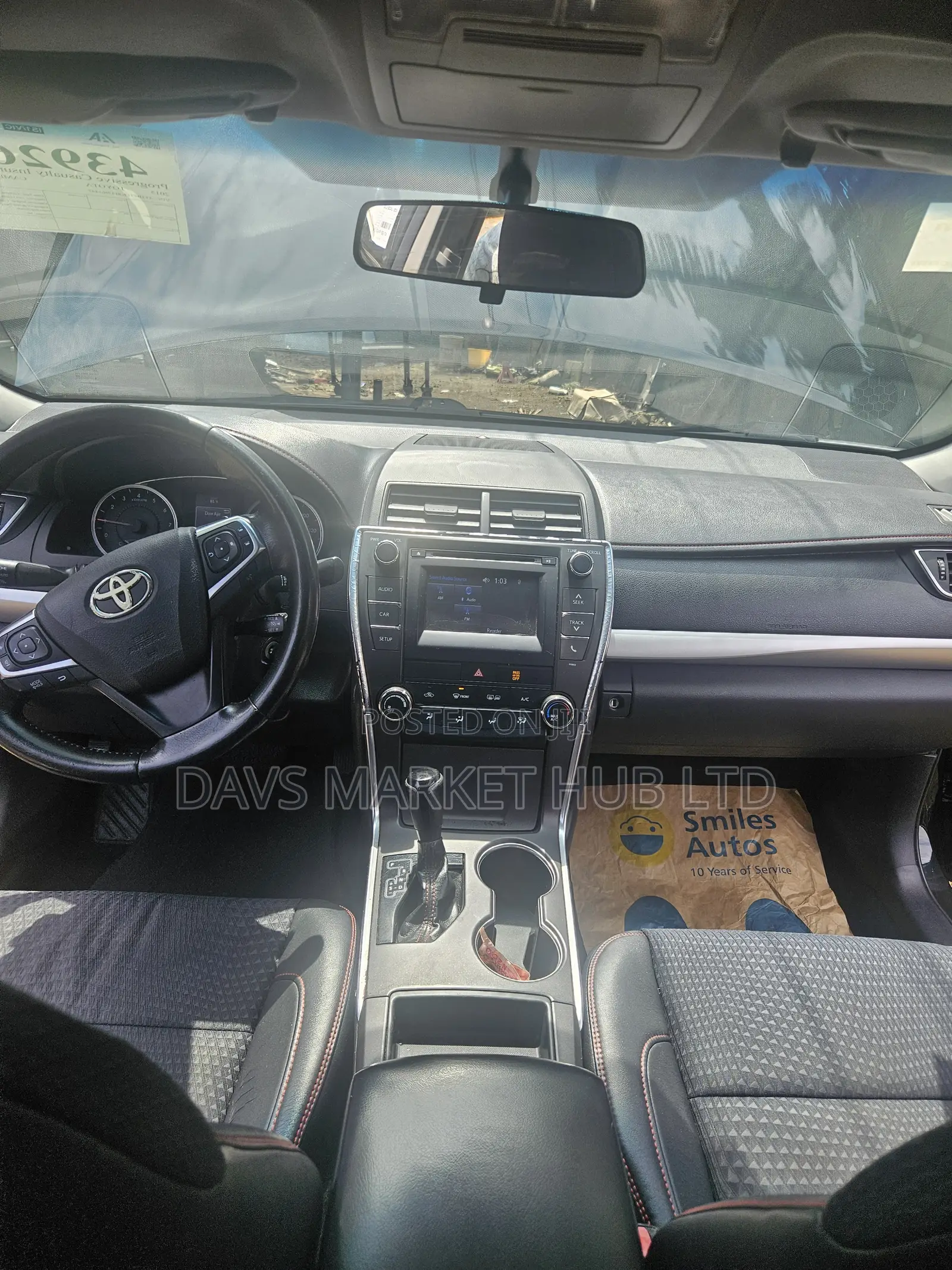 Toyota Camry SE 4dr Sedan (2.5L 4cyl 6A) 2015 Black