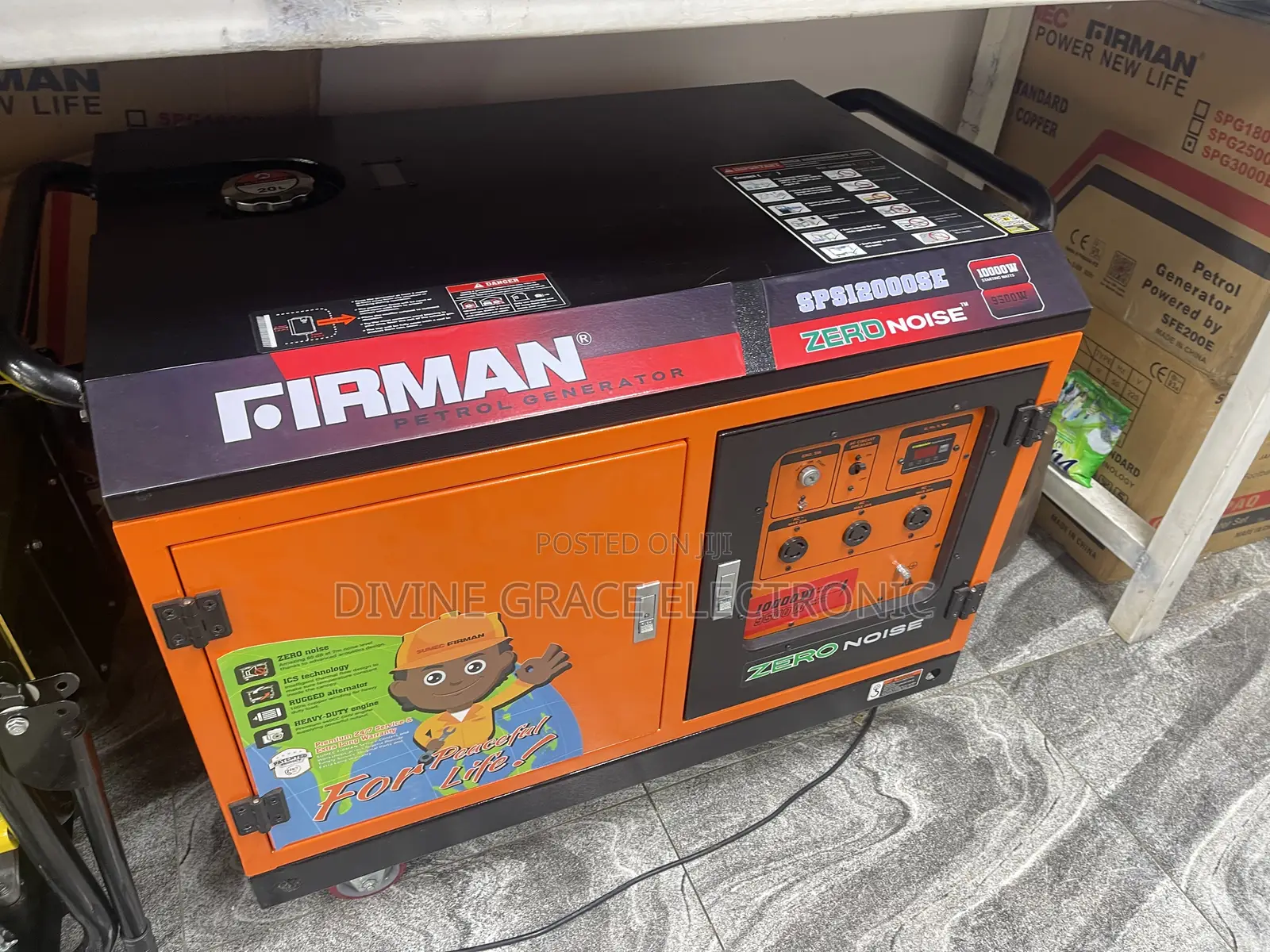 Brand New 10kva Soundproof Firman Petrol Generator \Copper