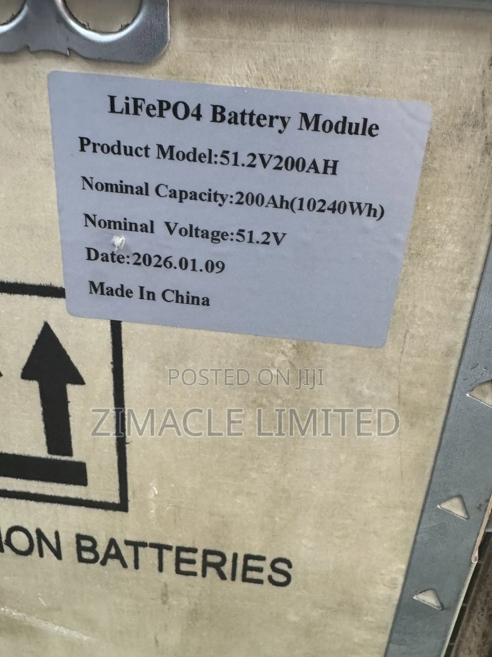 SMS 10kwh (51.2v 200ah) Lithium Battery