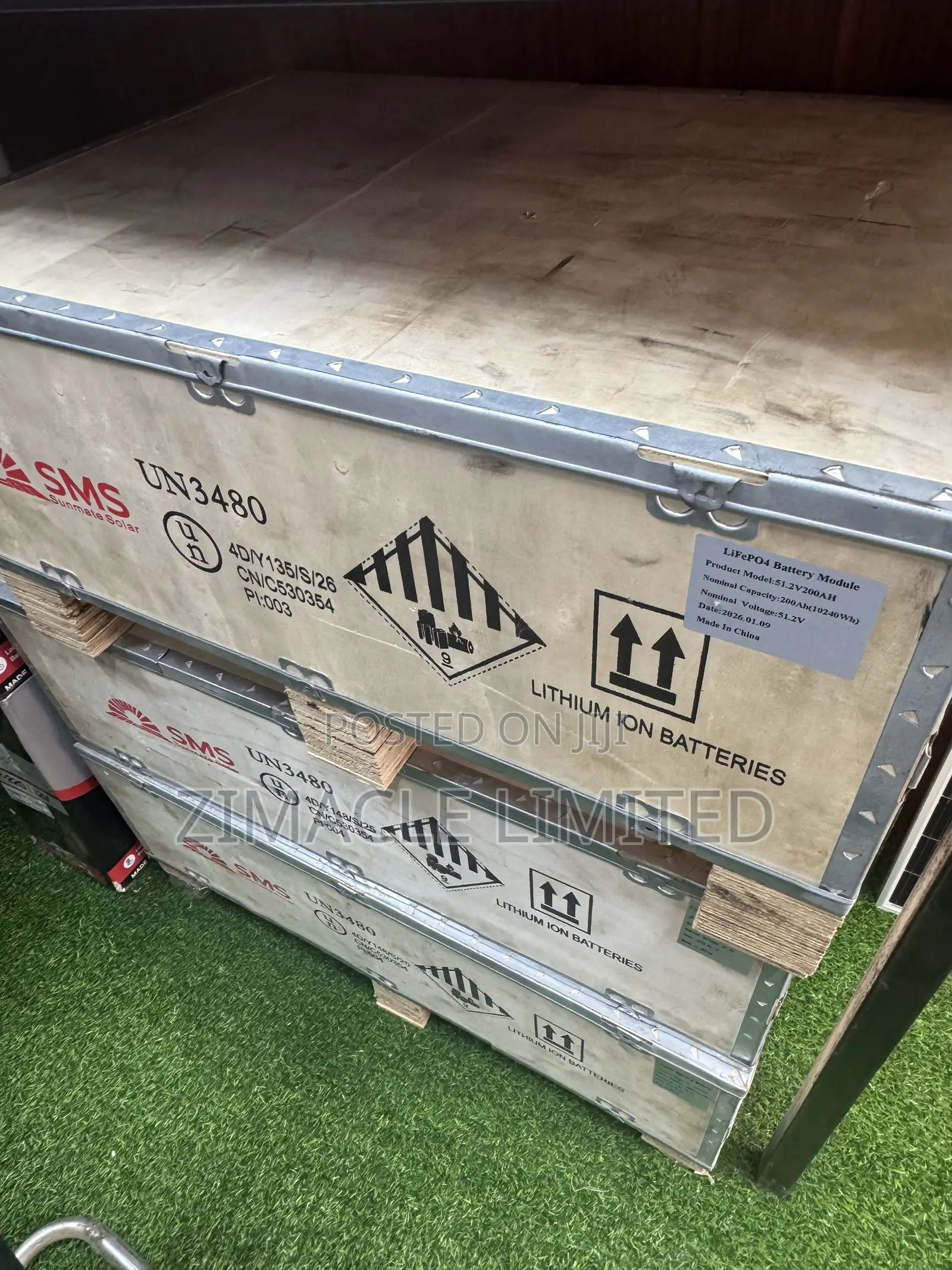 SMS 10kwh (51.2v 200ah) Lithium Battery