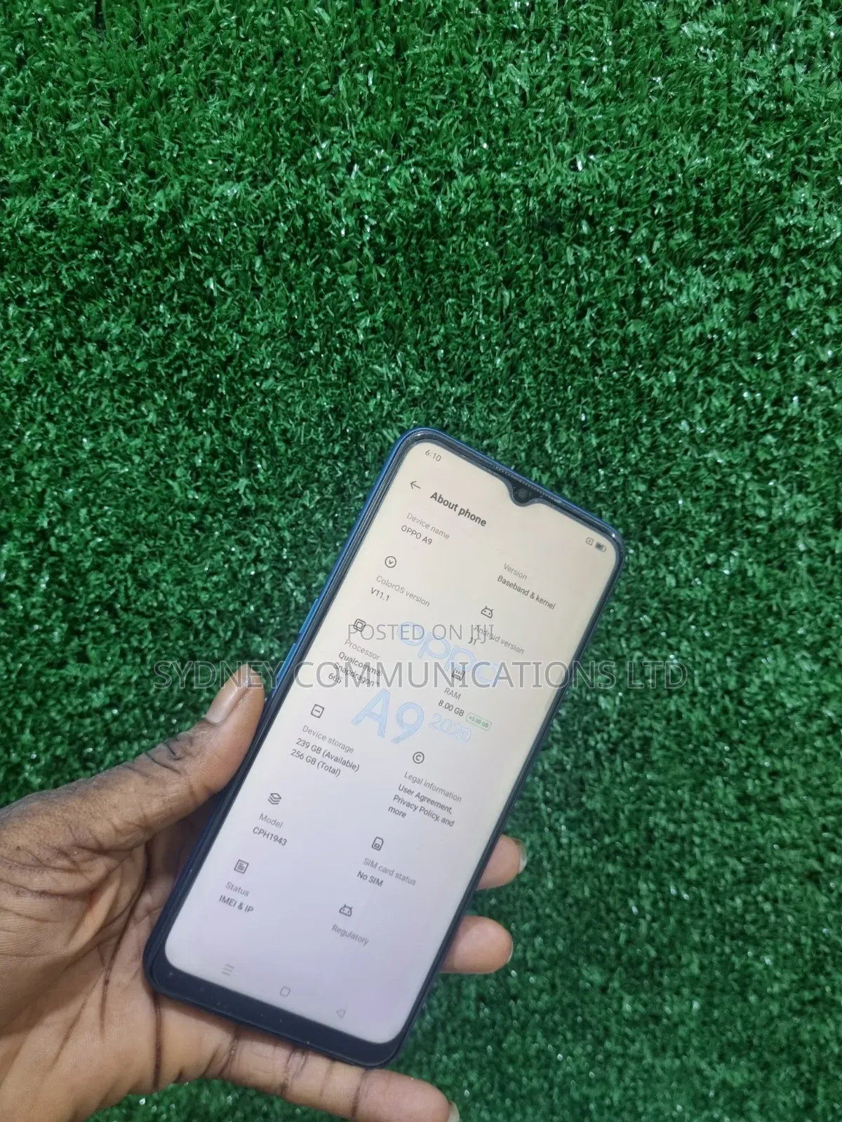 Oppo A9 128 GB Blue