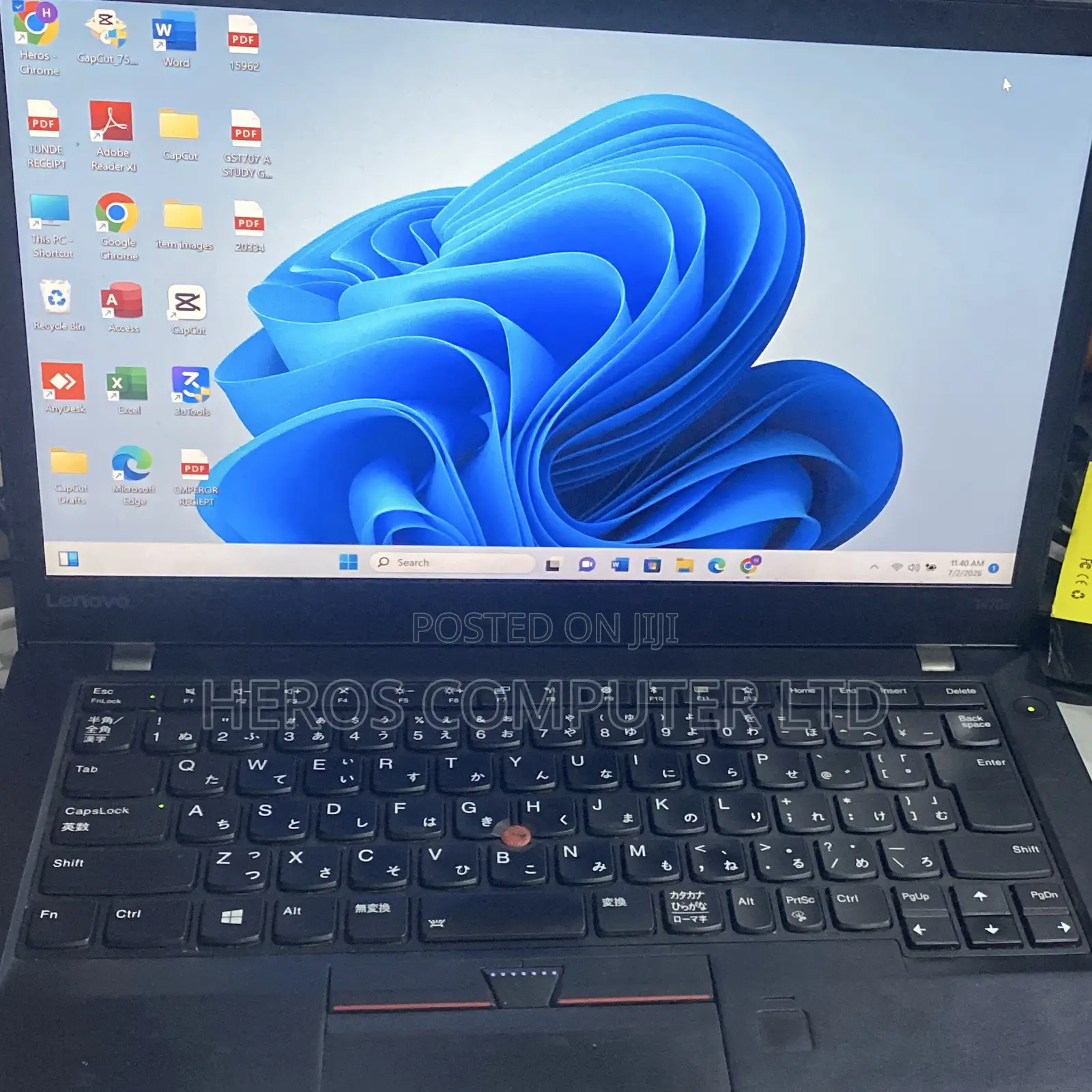 Laptop Lenovo ThinkPad T480s 8GB Intel Core i7 SSD 256GB