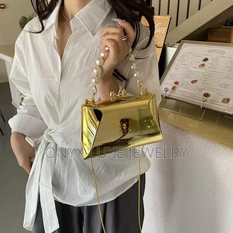Chanel Pearl Classy Clutch