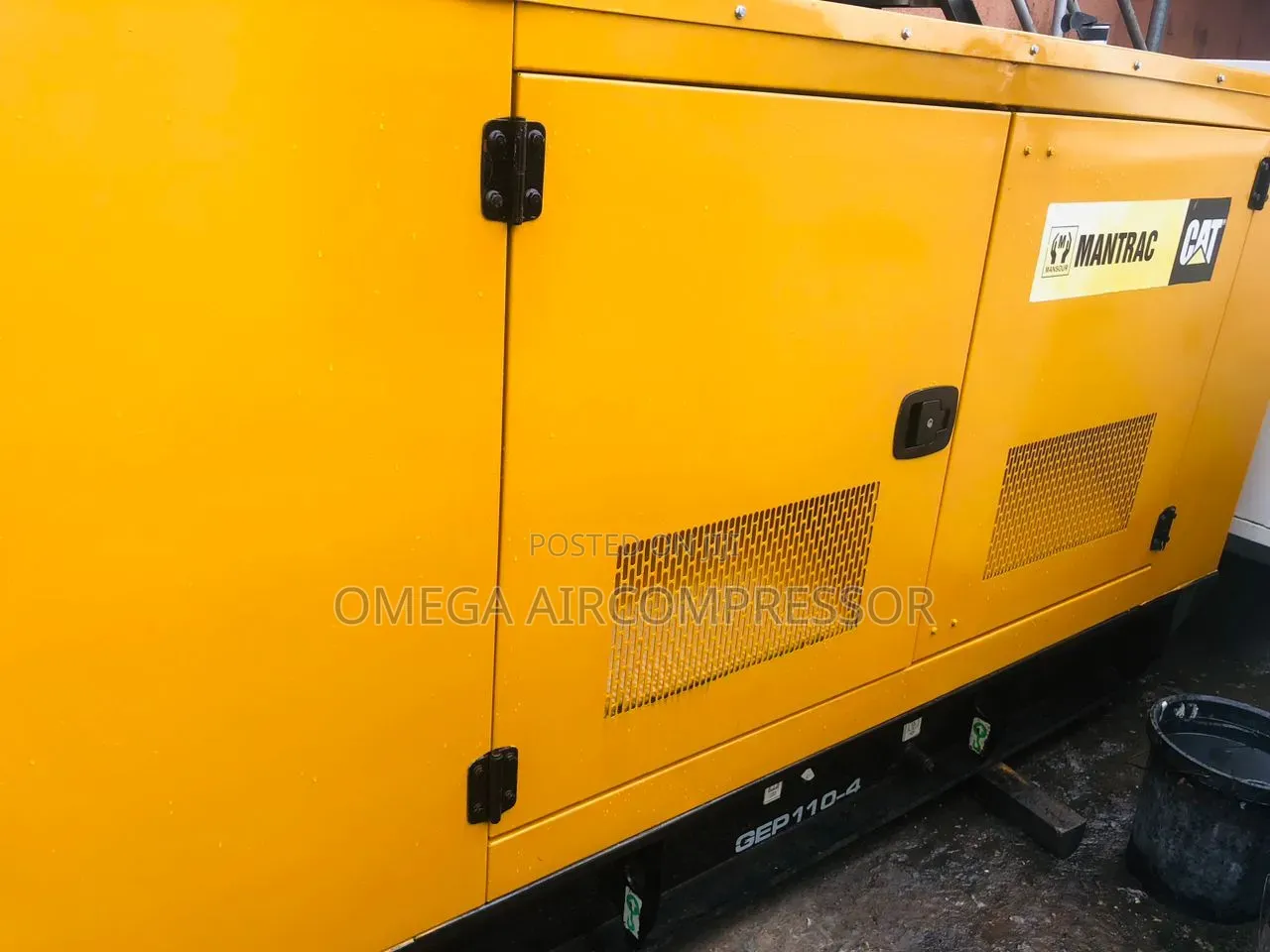 Mantrac Cat Gep110-4 Soundproof Diesel Generator 100kva