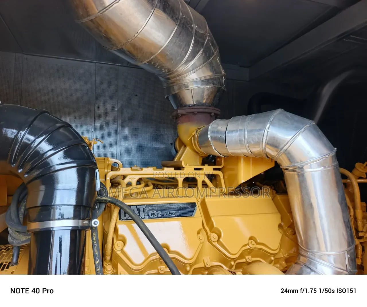 Mantrac Cat Gep1000-4 Soundproof Diesel Generator