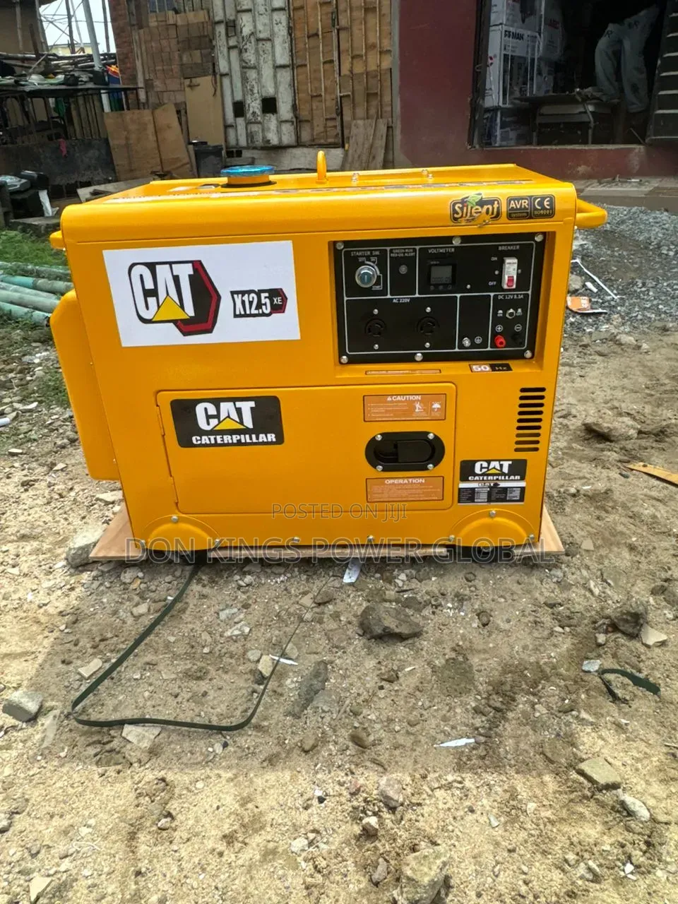 Cat 12.5kva Soundproof Diesel Generator – 100% Copper Coil