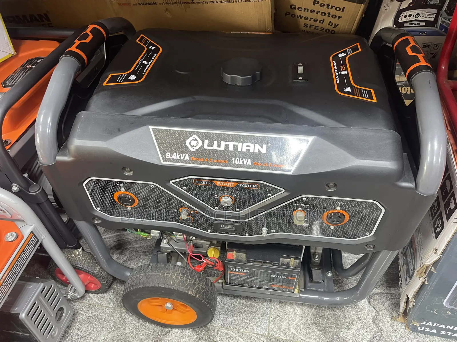 10kva Lutian Petrol Generator/Less Noise and Less Fuel Consumption