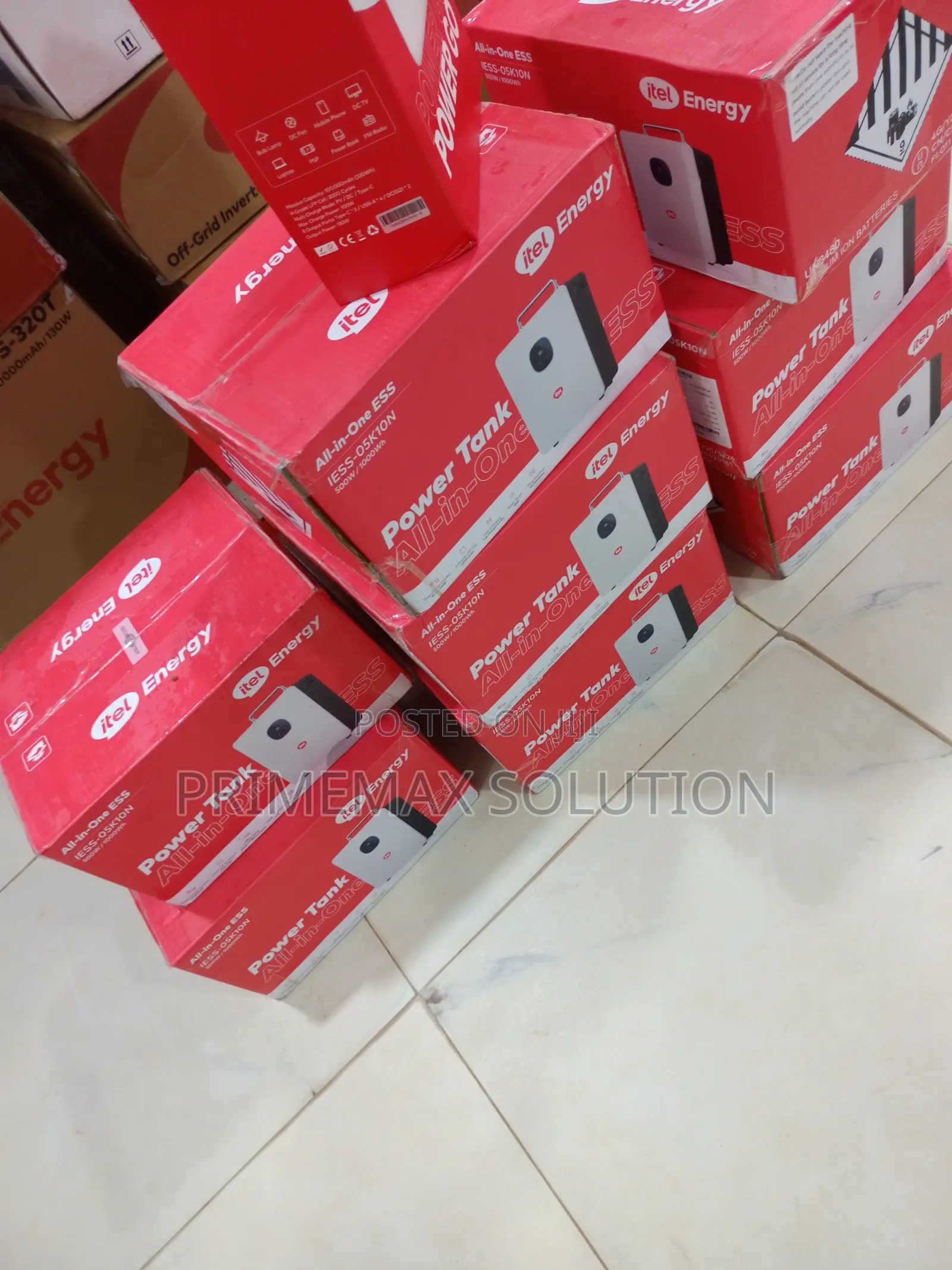 Solar-Ready Itel Power Tank: Go Green Stay Powered