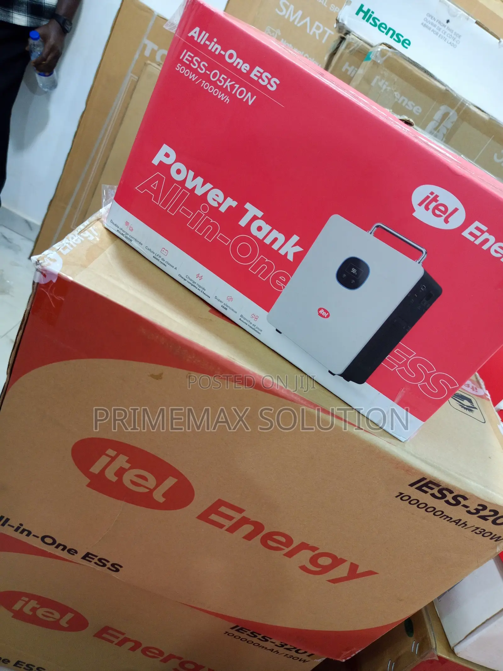 Solar-Ready Itel Power Tank: Go Green Stay Powered