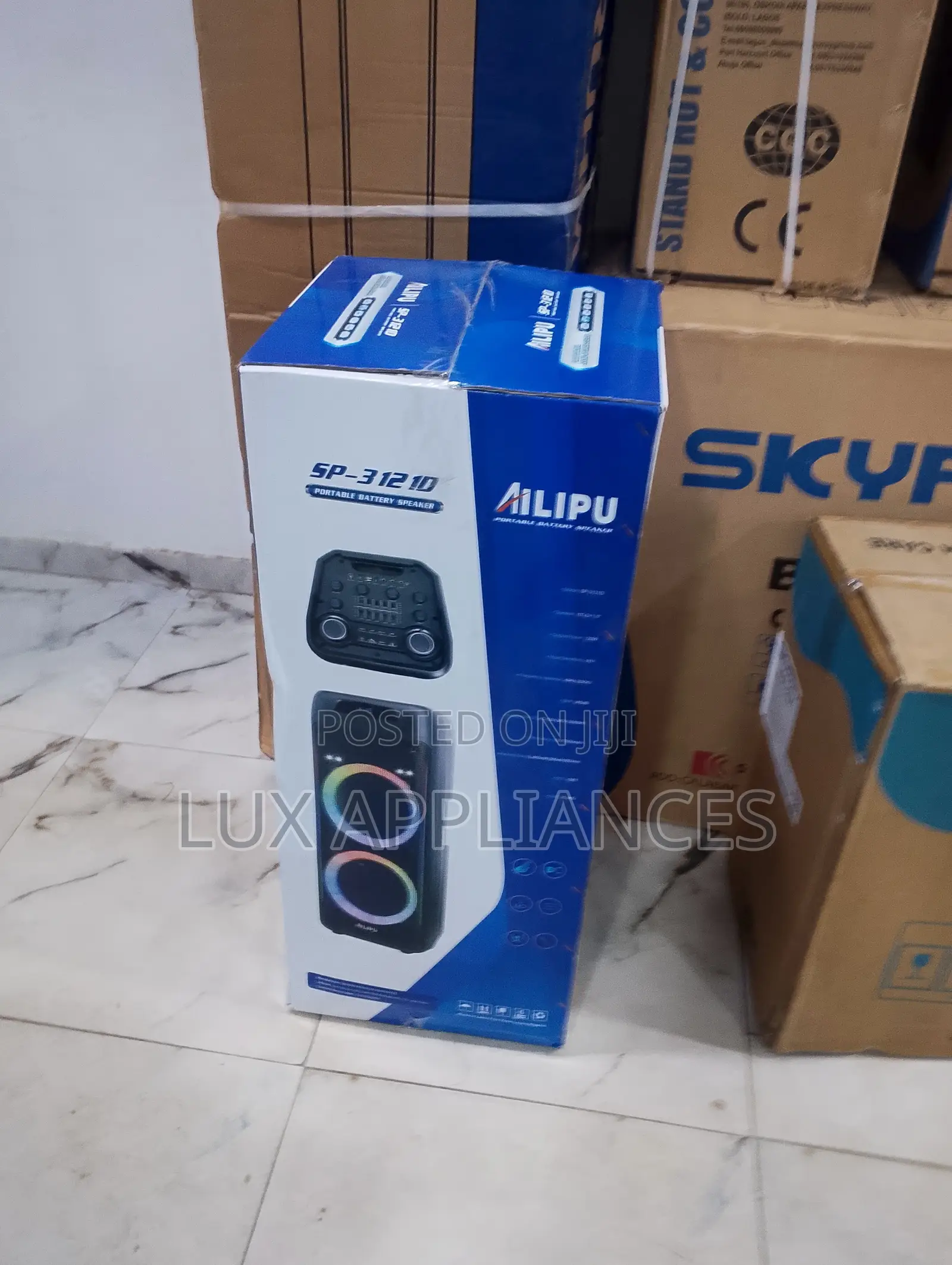 Ailipu Portable Speaker With Dual Microphones