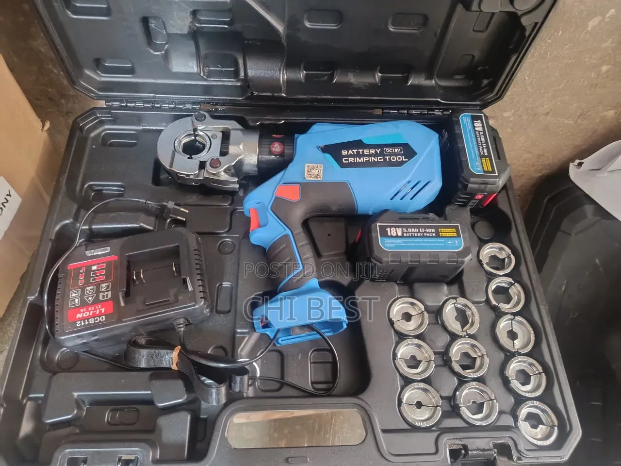 Battery Hydraulic Cable Crimping Tool