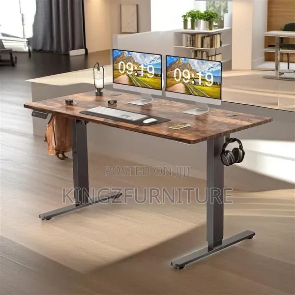 The Walnut Reserve Electric Desk 1.6 MTR
