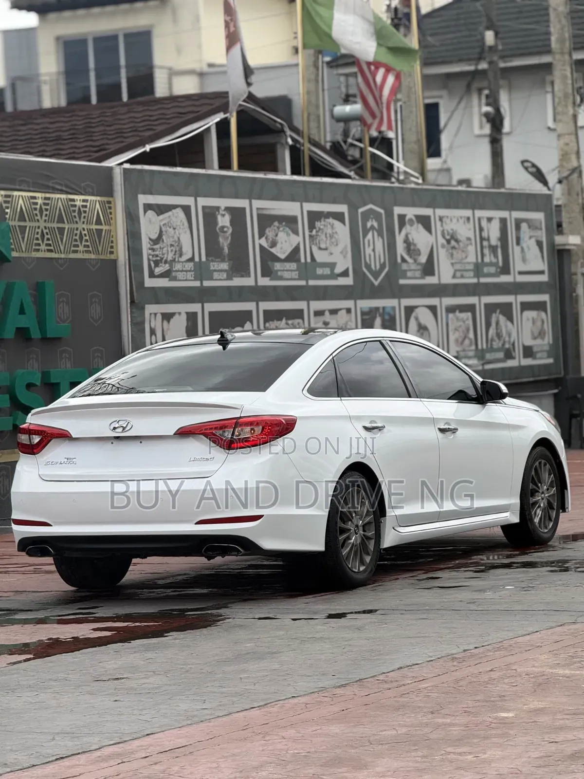 Hyundai Sonata Limited 4dr Sedan (2.4L 4cyl 6A) 2015 White